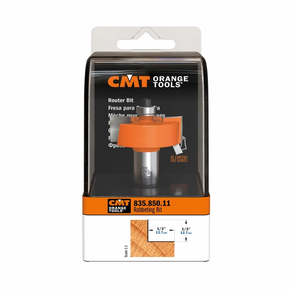 CMT 935.317.11 Fresa a Gradino con Cuscinetto in Hw, Grigio/Arancio