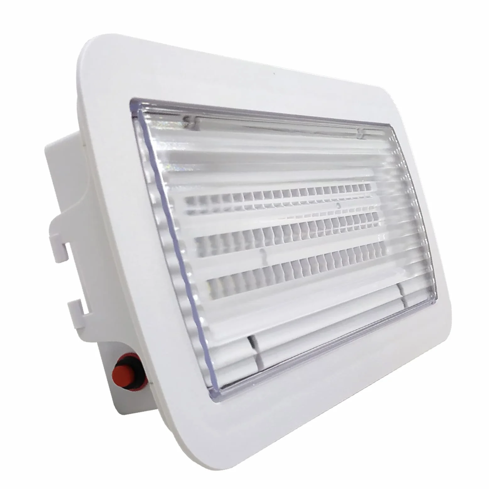 LED ATOMANT Confezione da 10 Luce di Emergenza LED da Incasso o Soffitto, Impermeabile (IP65), Per uso Esterno, 8W, 2 Hore di Autonomía, 450 Lumen