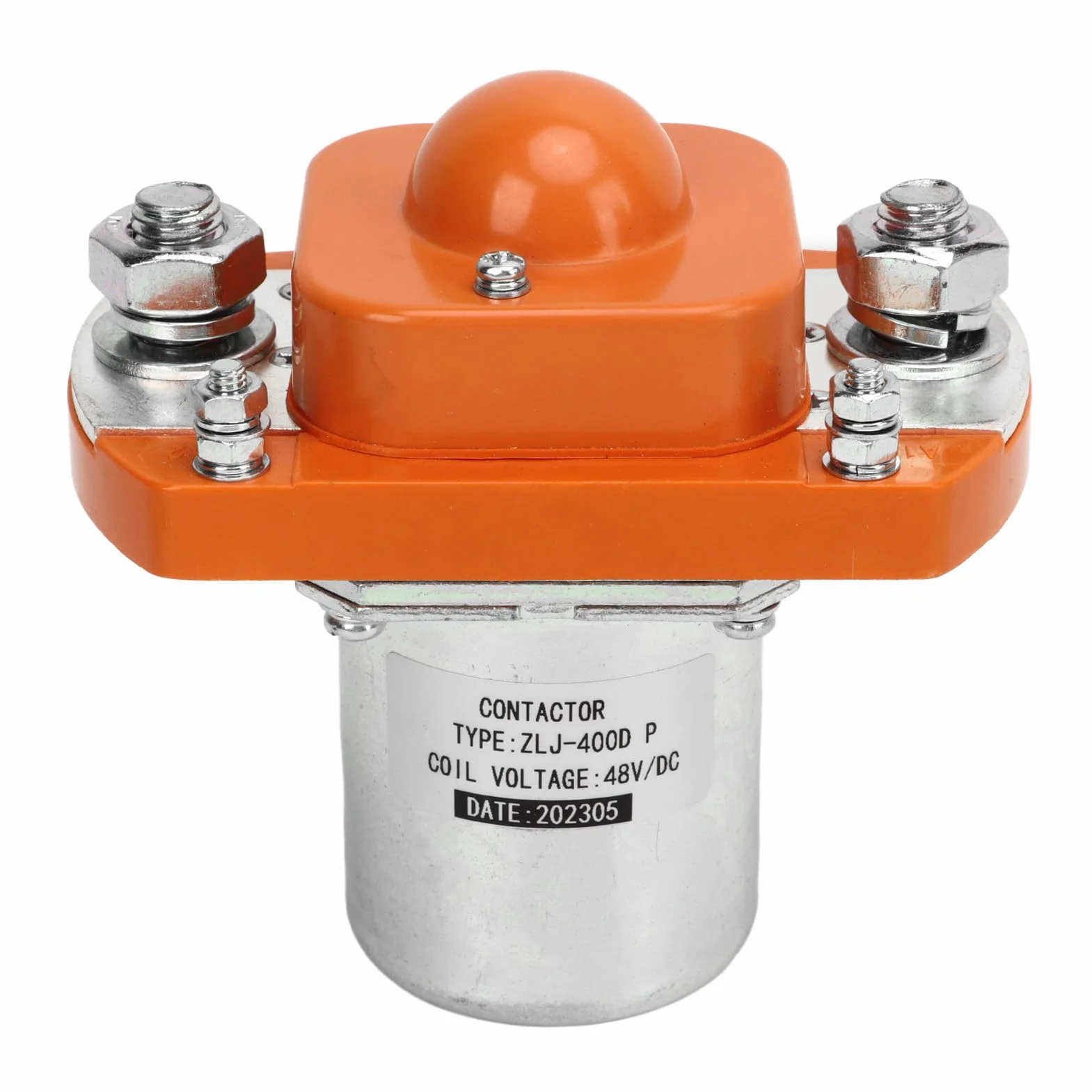 Solenoide Contattore, Solenoide Contattore Principale ZLJ 400D 48V 400A Forte Potenza in Metallo Universale per Carrello da Elettrico T Solenoide Contattore Universale