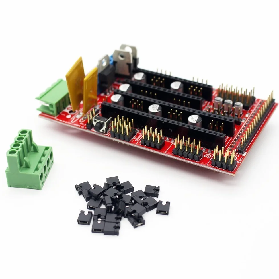DollaTek Controller stampante 3D RAMPS 1.4 Mega Shield per Arduino Reprap Prusa Mendel