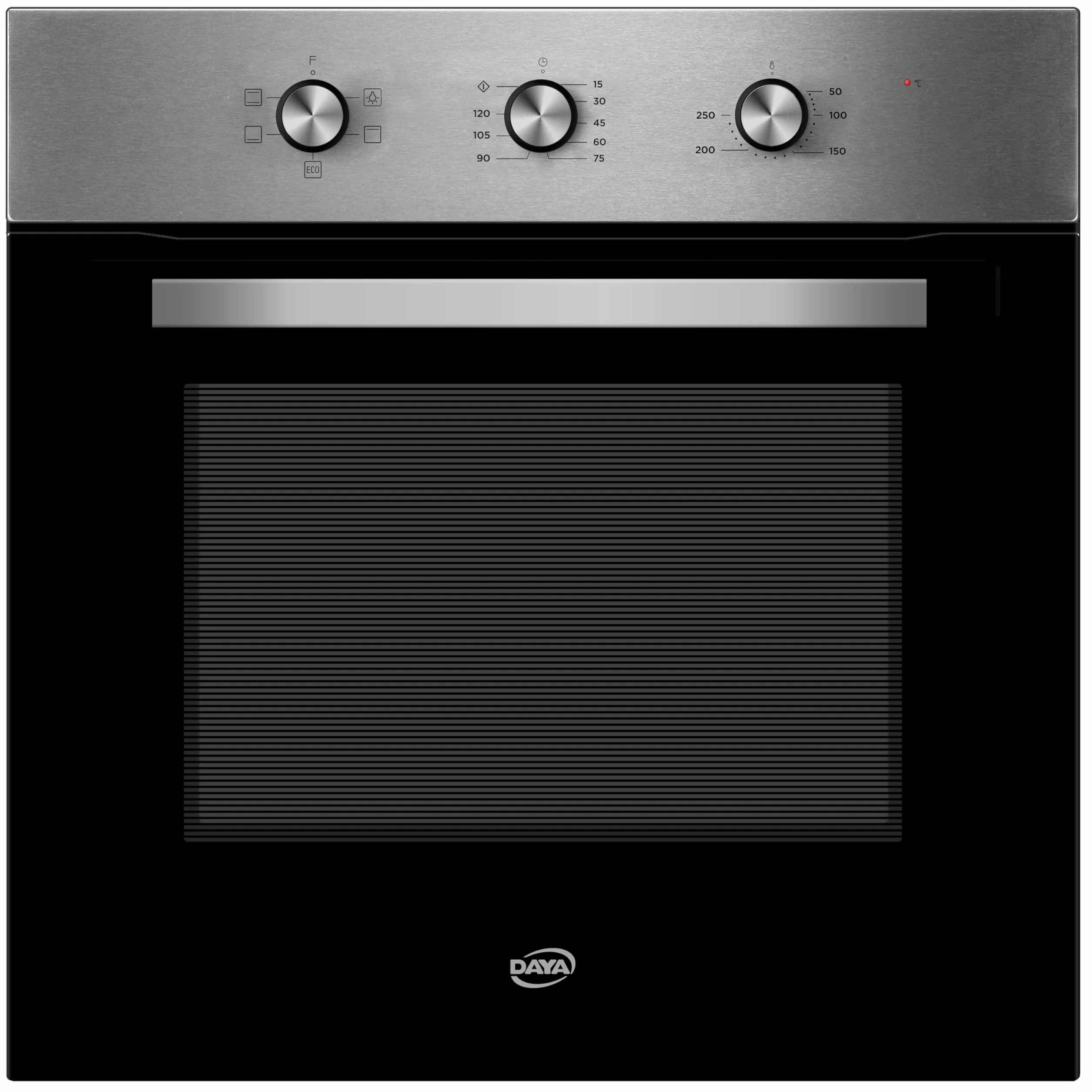 Forno Elettrico da Incasso Daya DMFI-4GT70A, 70 Litri, Classe A, 4 Funzioni, Ventola di Raffreddamento, Timer 120 Minuti