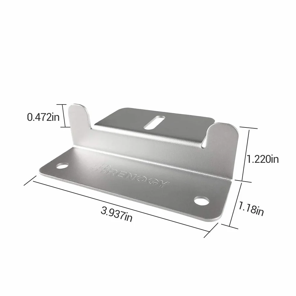 Renogy Set di Alluminio Staffe di Montaggio a z per Pannello Solare