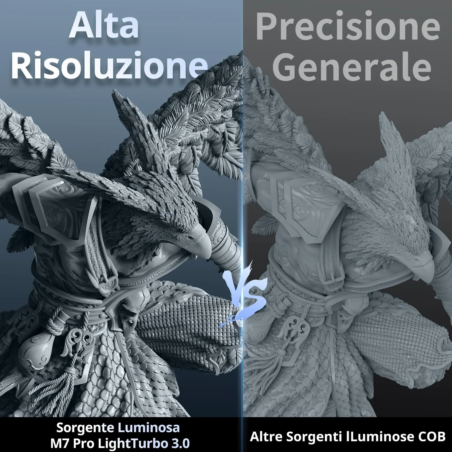 ANYCUBIC Photon Mono M7 Pro Resina 3D Stampante, Velocità Elevata di 170 mm/h con Alta Precisione 14K, Sistema di Stampa Assistito da Intelligenza Artificiale(223 x 126 x 230 mm)