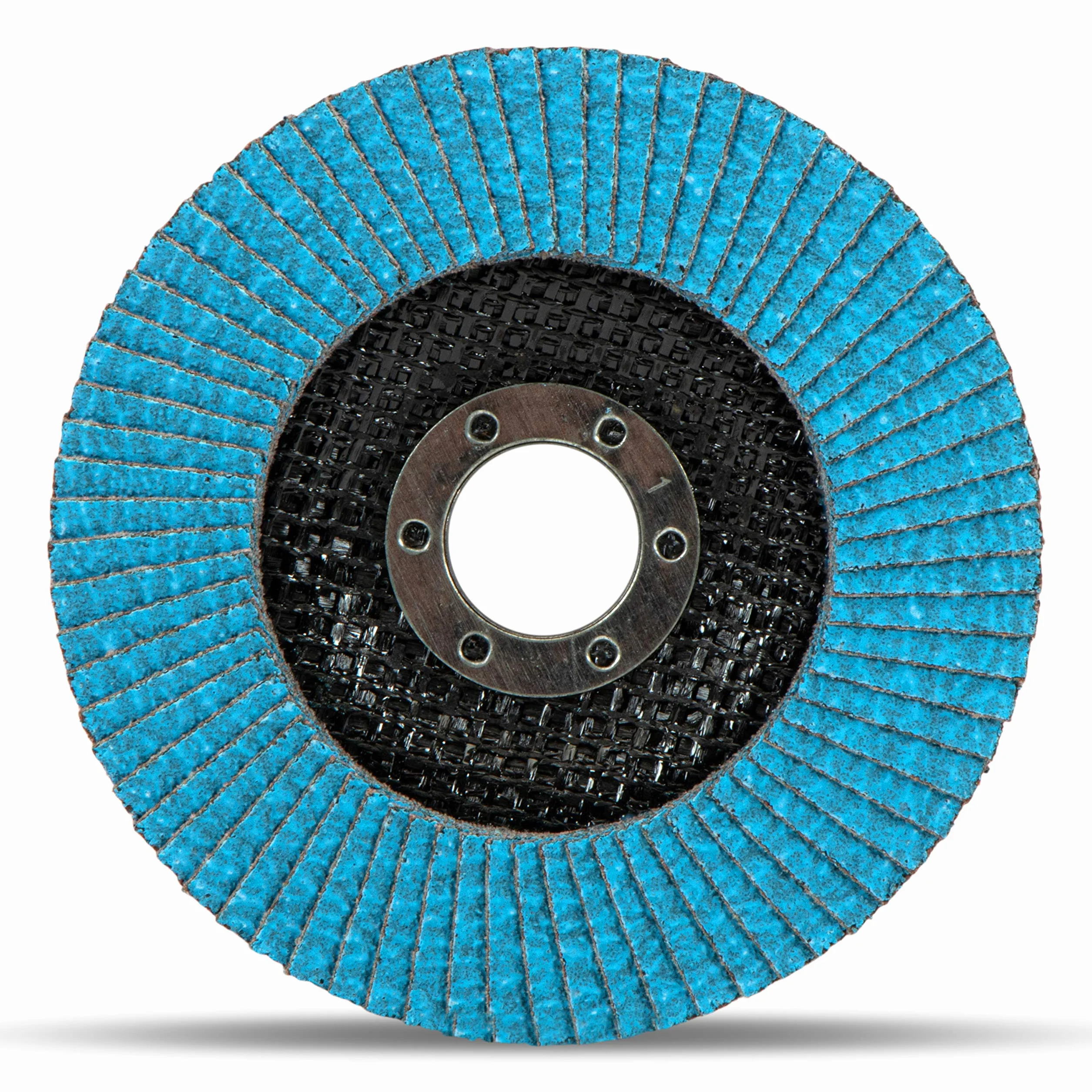 Premium disco lamellare Z-Coat pezzi 10 pezzi │ Ø 115 mm │ grana 60 │ per metallo, acciaio e legno │ zirconio corindone rivestito │ dischi lamellari │ dischi abrasivi │ dischi lamellari