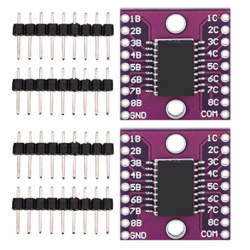 Modulo Darlington ULN2803A 2PCS Tubo Darlington 500mA Driver per Relè Martello Lampade Linee Amplificatore Corrente Alta Potenza Interfaccia Controllo per