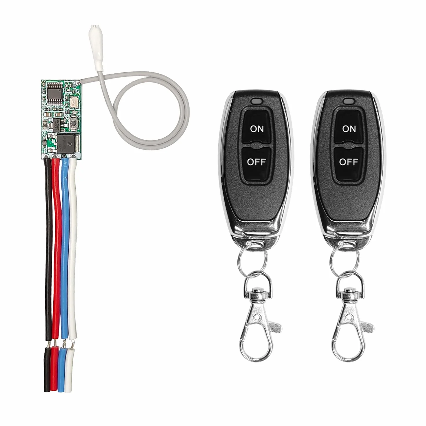 QIACHIP 433Mhz Mini relè senza fili RF telecomando interruttore Modulo DC 3.6V 5V 9V 12V 24V LED lampada controller Micro Radio ricevitore trasmettitore