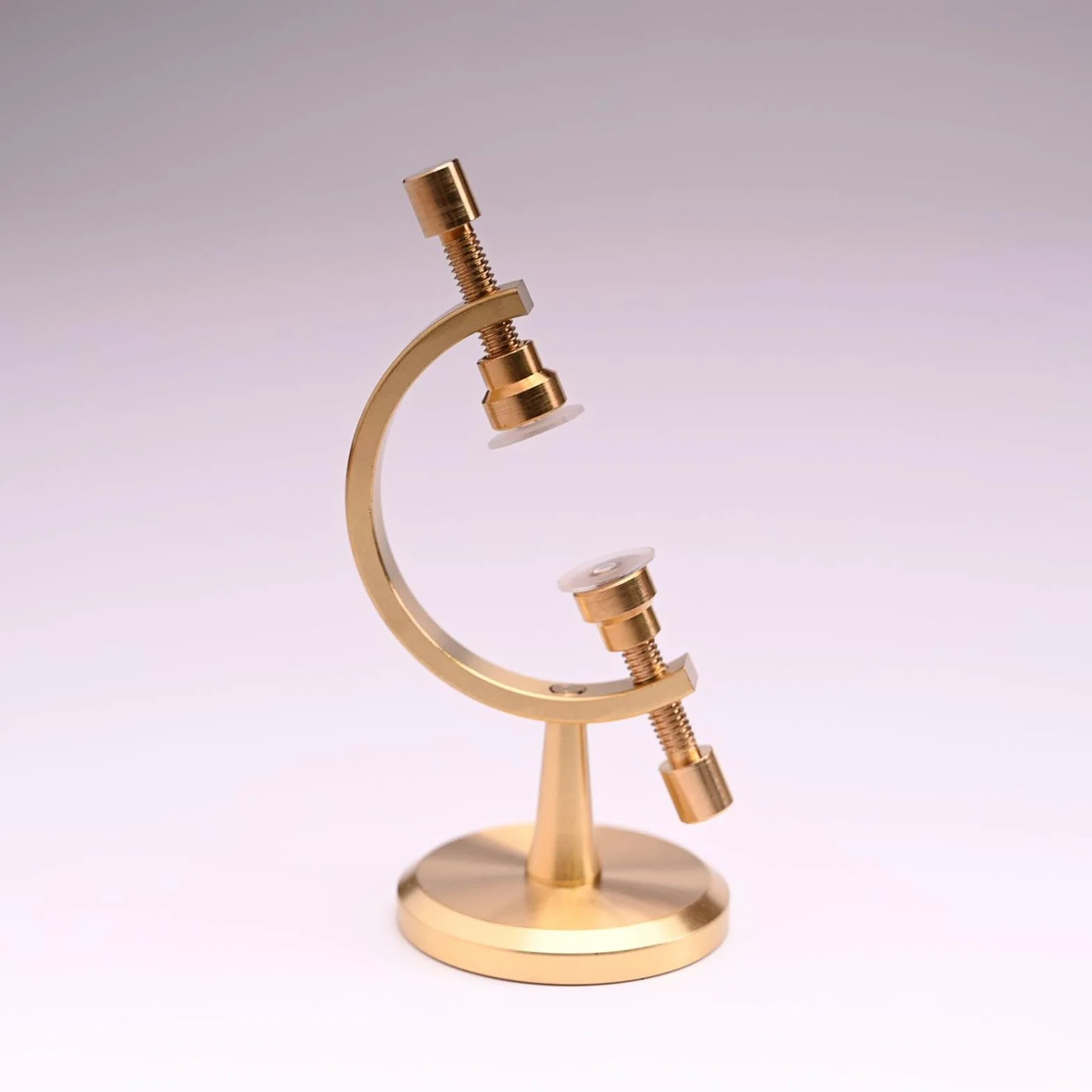 Supporti per Cristalli da Esposizione - Base Regolabile per Minerali,Con Clip Imbottita Di - Per Campioni Gemme Fossili Oggetti Da Collezione Arte Artigianato Libreria Tavolo