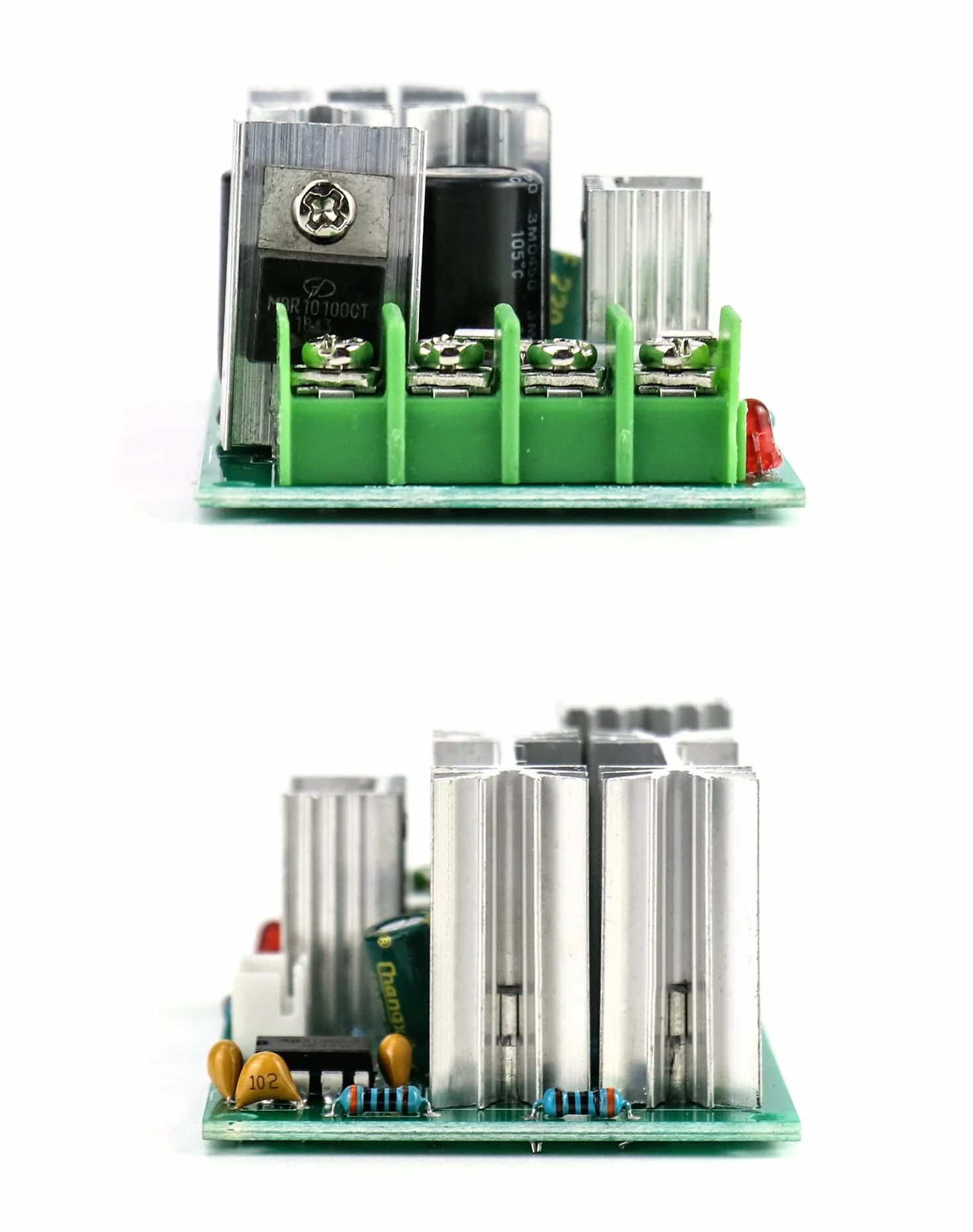 QWORK PWM DC Regolatore di velocità per motore 12V 24V 36V 48V 20A modulo di azionamento ad alte prestazioni,regolazione dimmer LED ultra piccolo