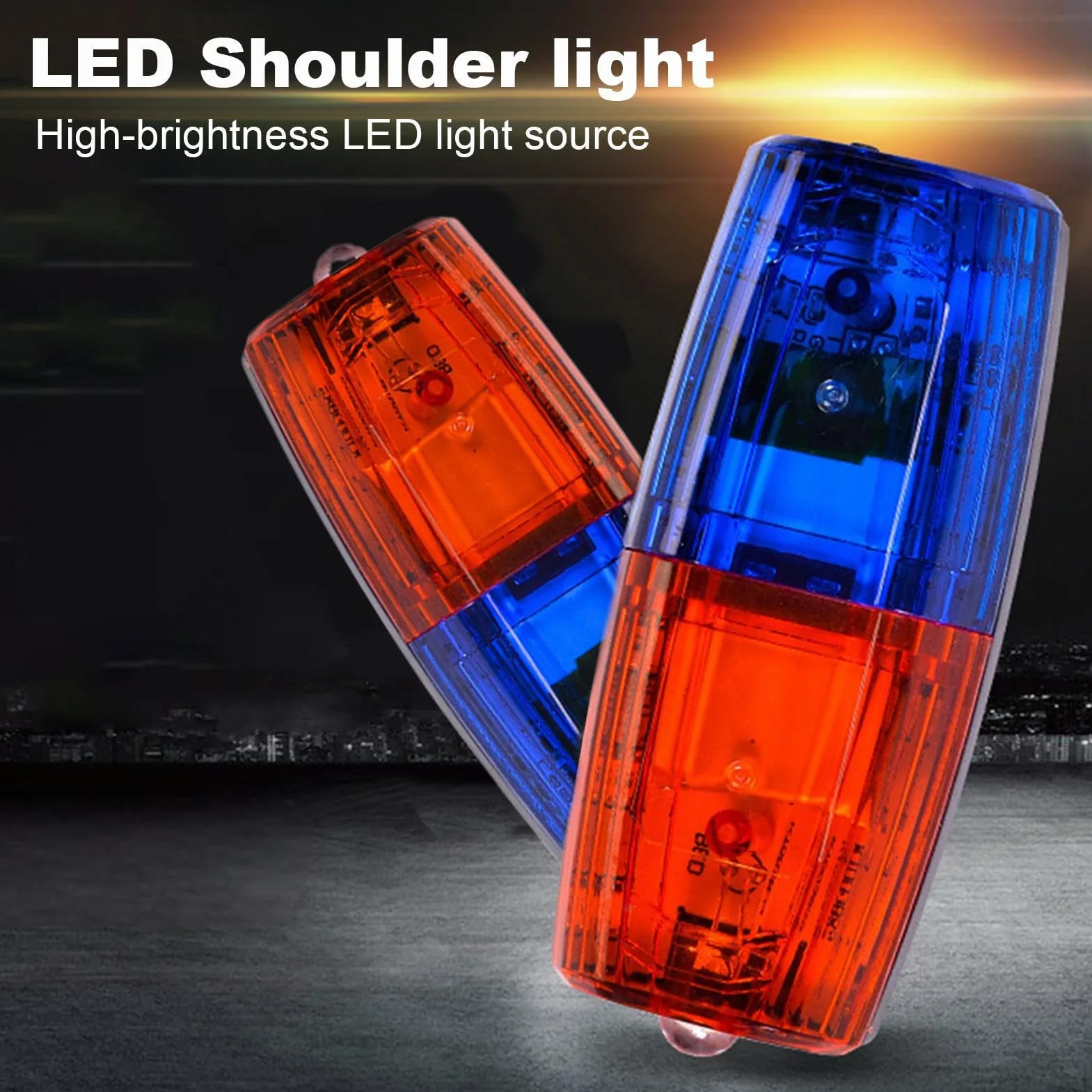 Luci lampeggianti da spalla – Luci di sicurezza notturne | Segnale luminoso di sicurezza per salvataggio all'aperto, guida stradale, ciclismo, torce elettriche esterne