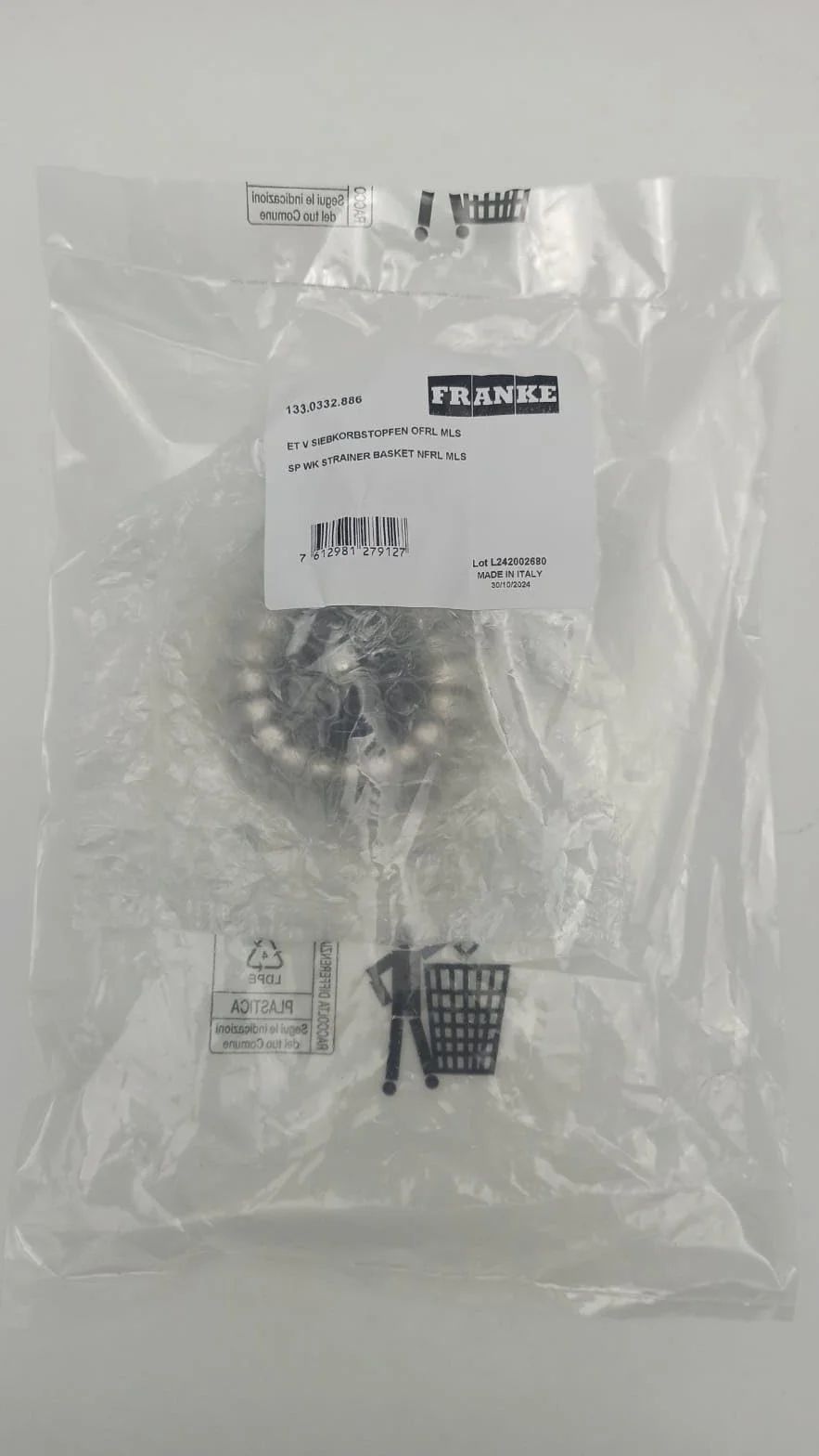 Franke 133.0332.886 - Cestello con guarnizione Ø 47 mm, 20 fessure