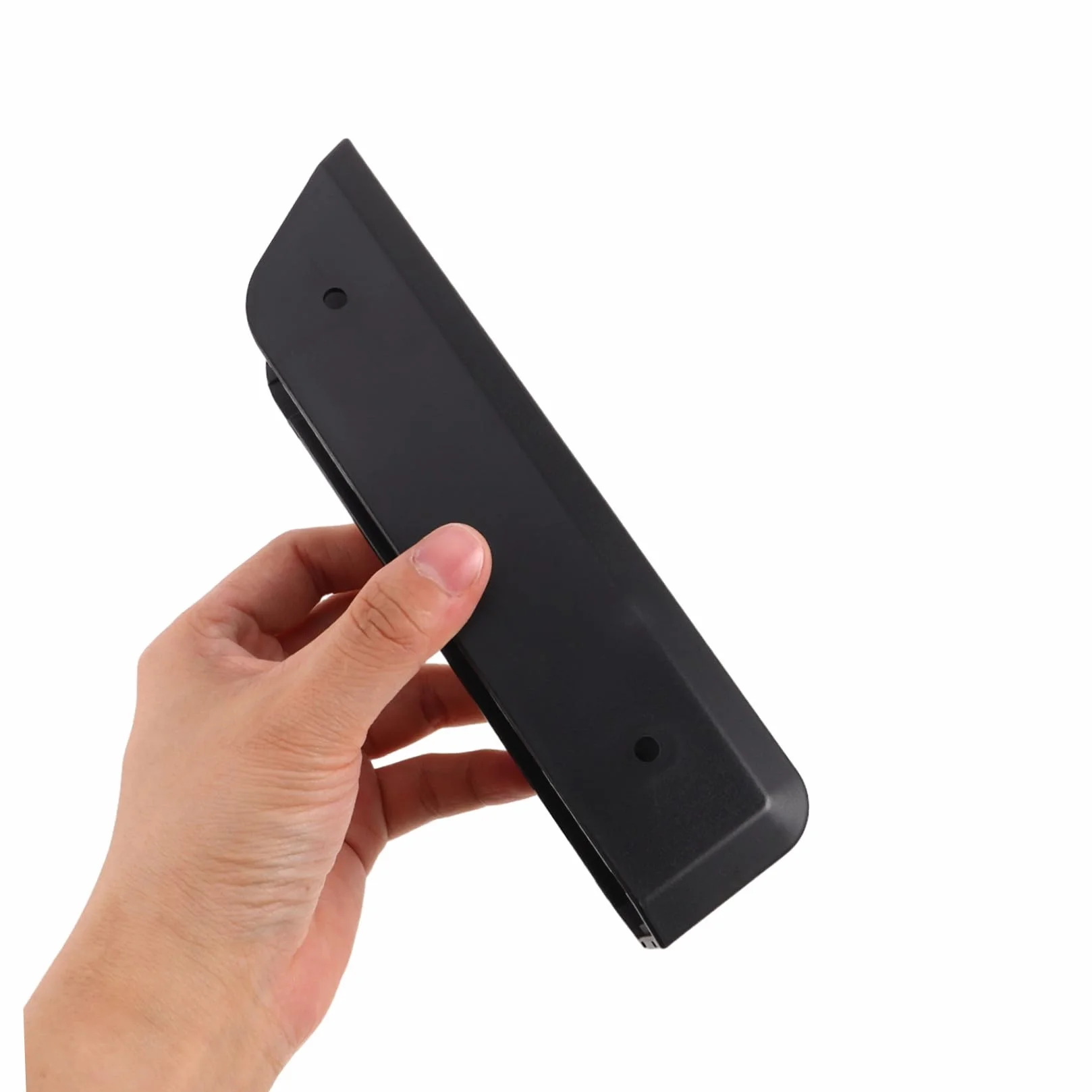 VILLCASE Supporto da Parete Compatto e Stabile in Acrilico Nero per Bilancia Digitale Porta Bilancia per Camera da Letto e Piccoli Appartamenti