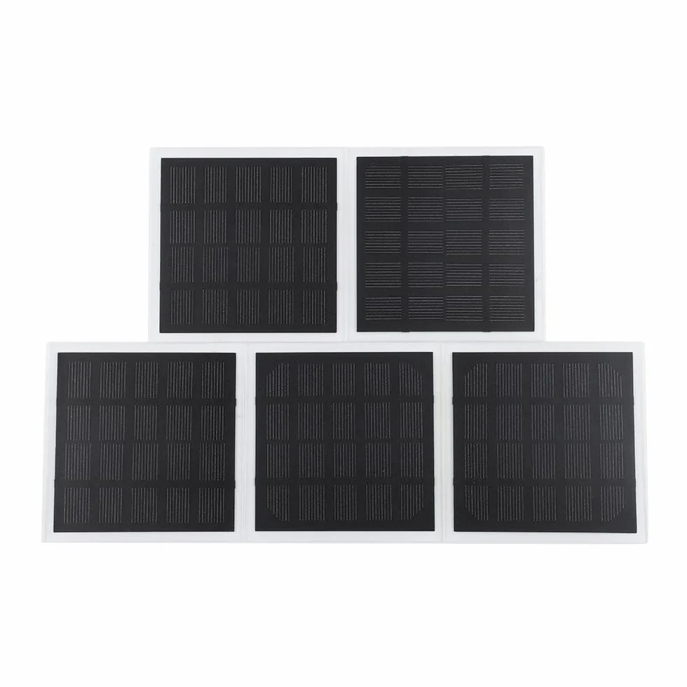 Mini Pannello Solare 5V 1W Celle Solari 3,93" x 3,93" Fotovoltaico Fai Da Te