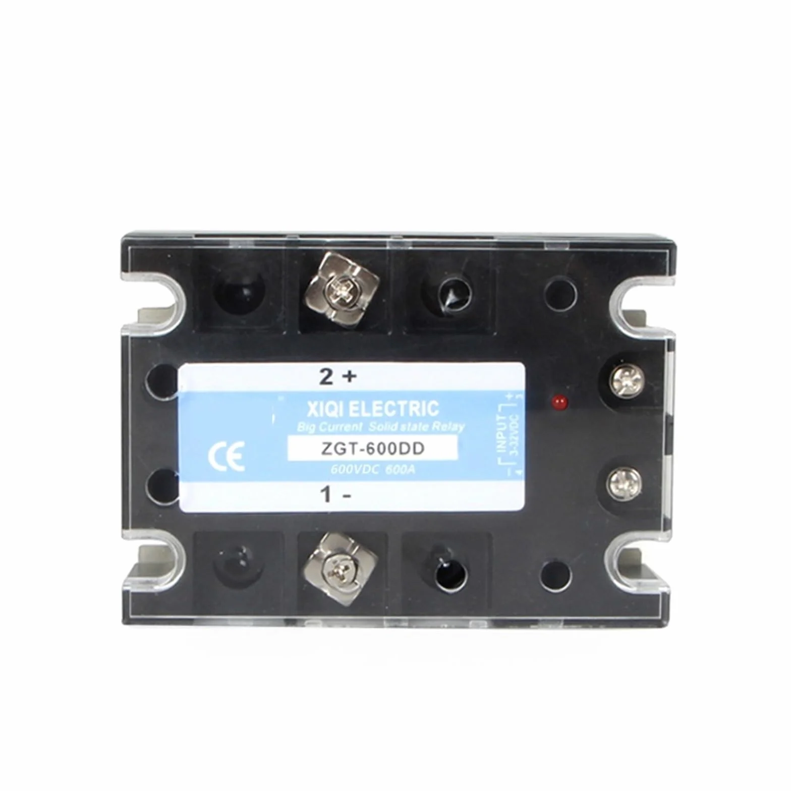 SSR-600DD 600A 220V 600V Grande Tensione Singola Monofase JGX DC Controllo DC Dissipatore di Calore 3-32VDC A 5-220VDC 600A DD Relè a Stato Solido(600A 600V)