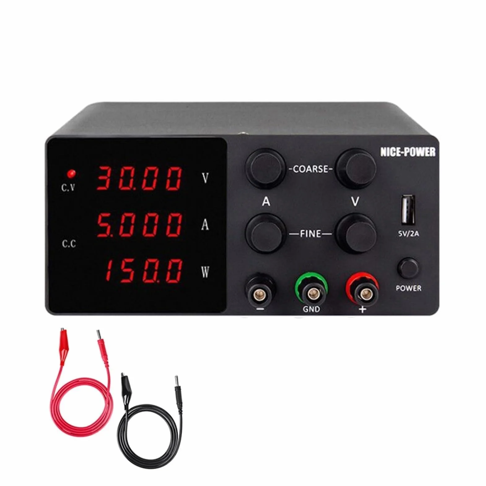 Alimentatore da laboratorio, Dc. Alimentazione regolabile a 4 cifre Lcd. Schermo Lab Bench Power Source 3 0V 10A 60 V 5A 120-V 3A AC Commutazione dell'alimentazione stabilizzata , alimentatore DC rego