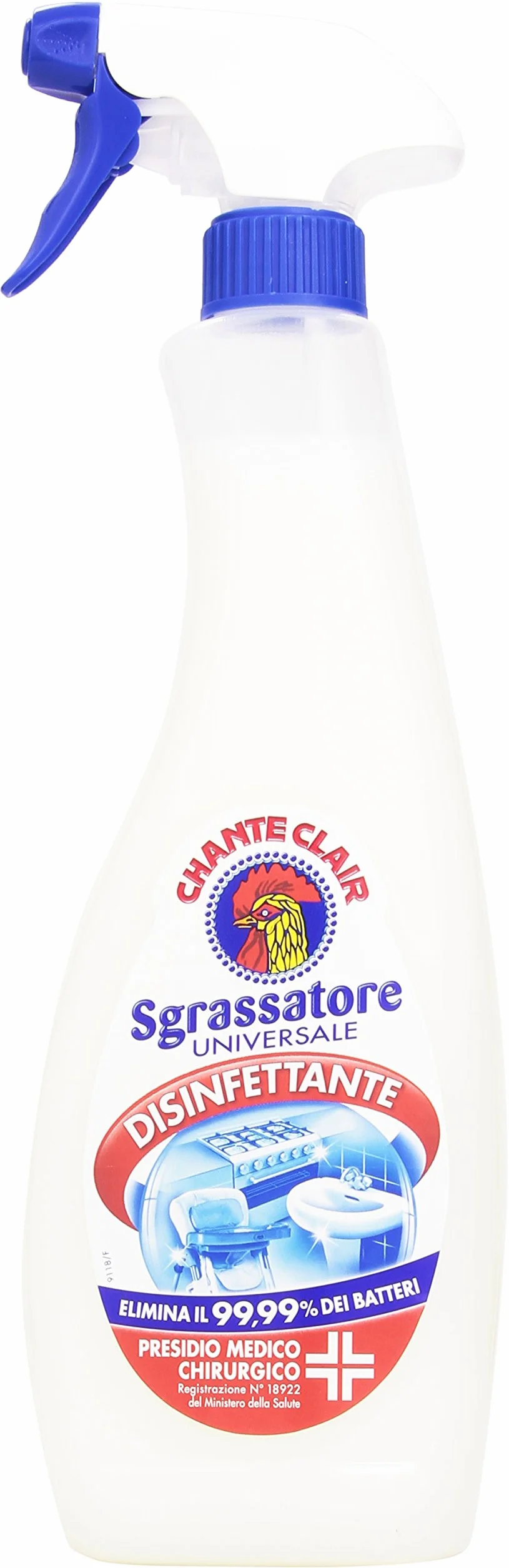 ChanteClair - Sgrassatore Universale, Disinfettante - 625 ml - [confezione da 12]