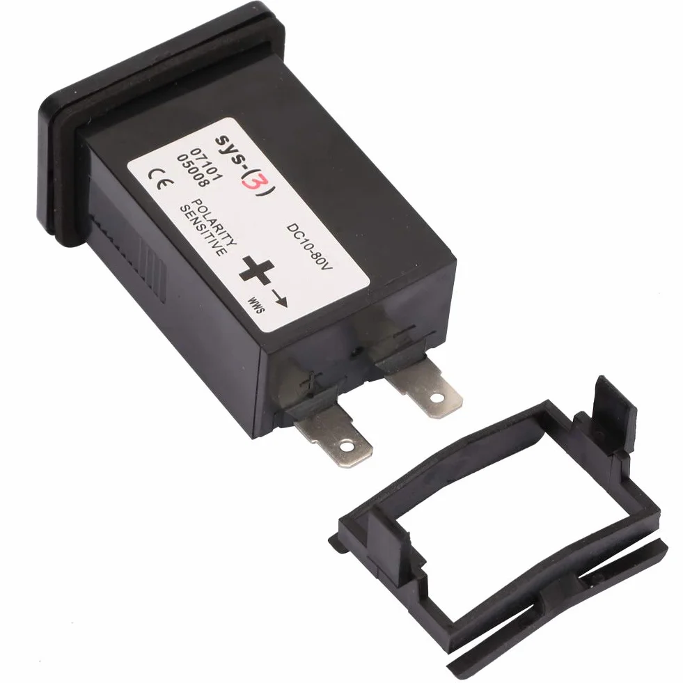 Contaore meccanico 10-80V AC/DC 99999,9 ore temporizzatore elettronico al quarzo