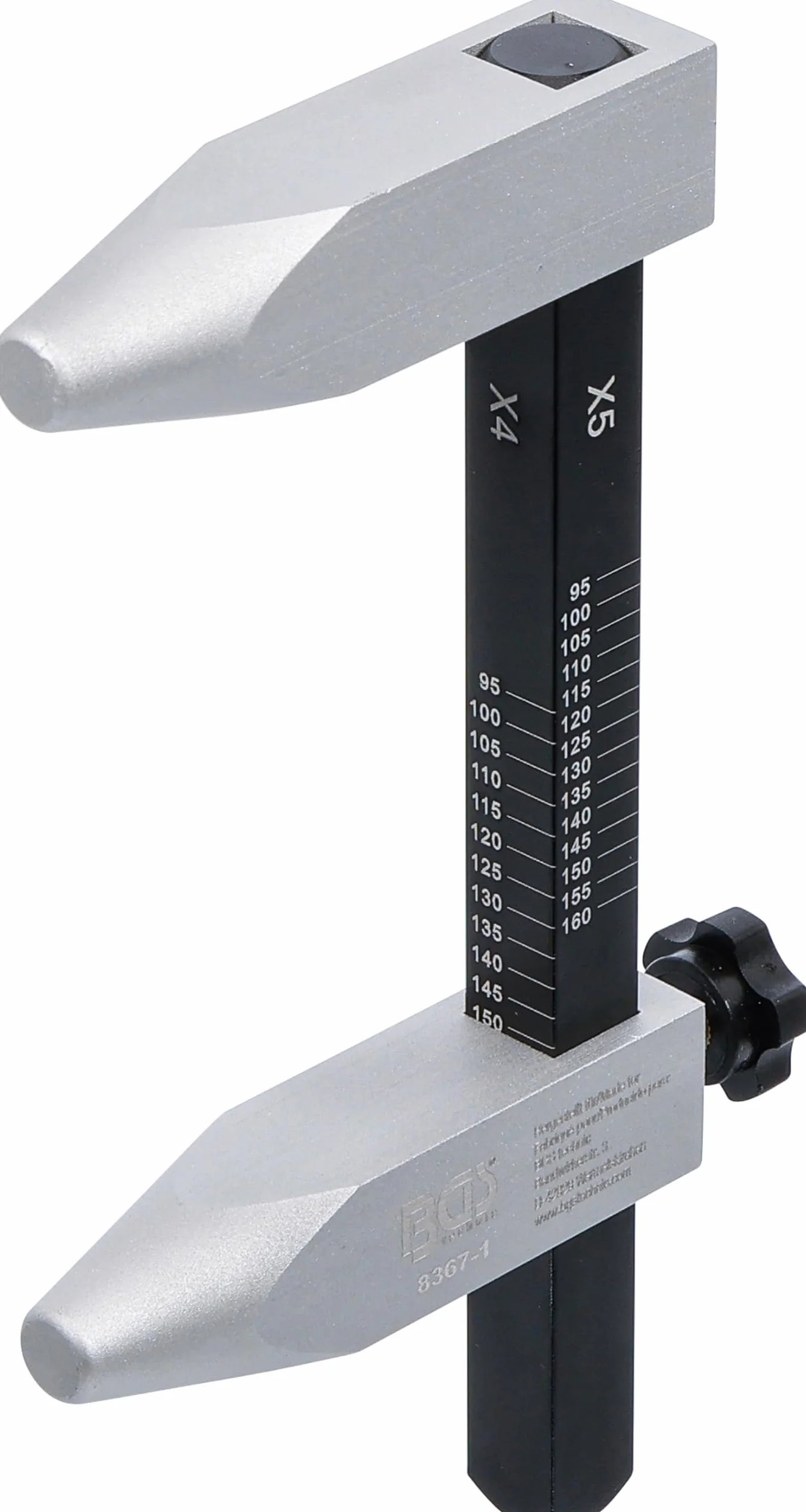 BGS 8367-1 | Calibro per il foro del cerchio, versione in alluminio