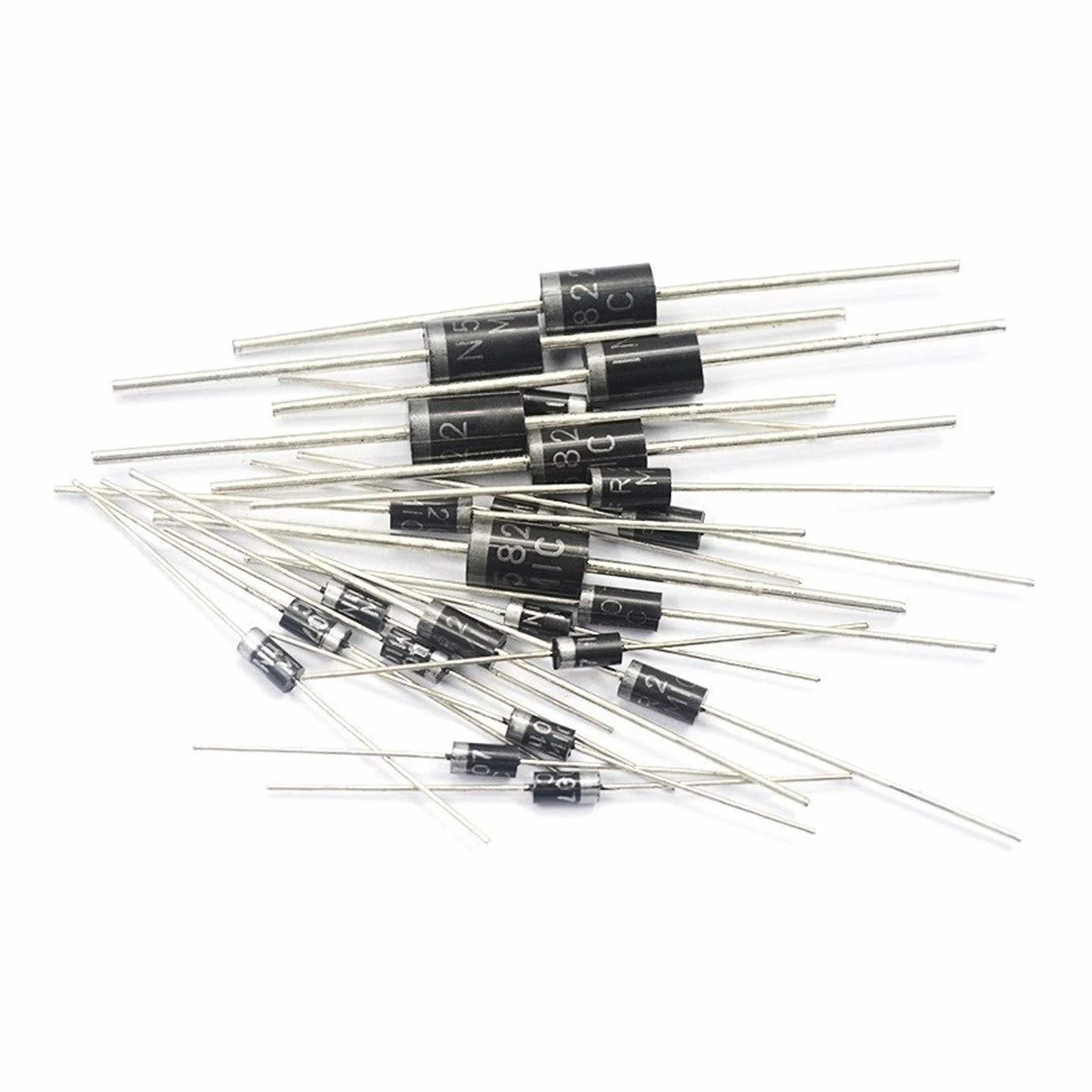 Diodo raddrizzatore Diodo FR103 FR107 FR157 FR207 FR307 SF14 SF26 SF28 HER205 SR560 SR2100 SR2200 SR5100 RL207 MUR460 Diodi LED fai-da-te