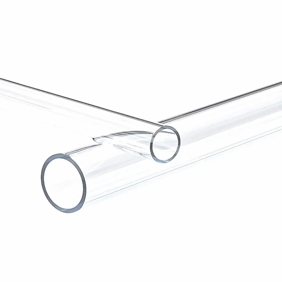 Tubo Trasparente Rigido Diametro esterno11mm-15mm Spessore della parete1mm-3mm L500mm 2pcs Artigianato Decorazione,12mm*3mm