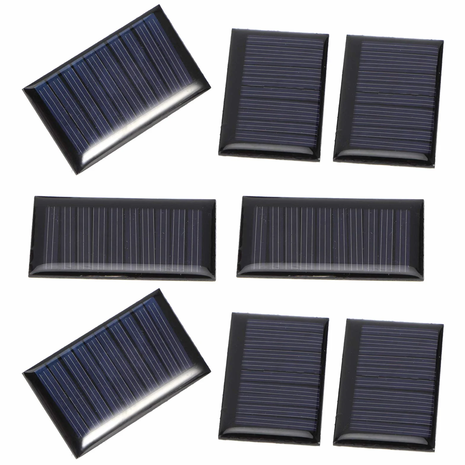 Mini Pannello Solare 8PCS 30MA 5V Celle Solari Piastra Epossidica Fai-da-Te Caricabatterie Fotovoltaiche