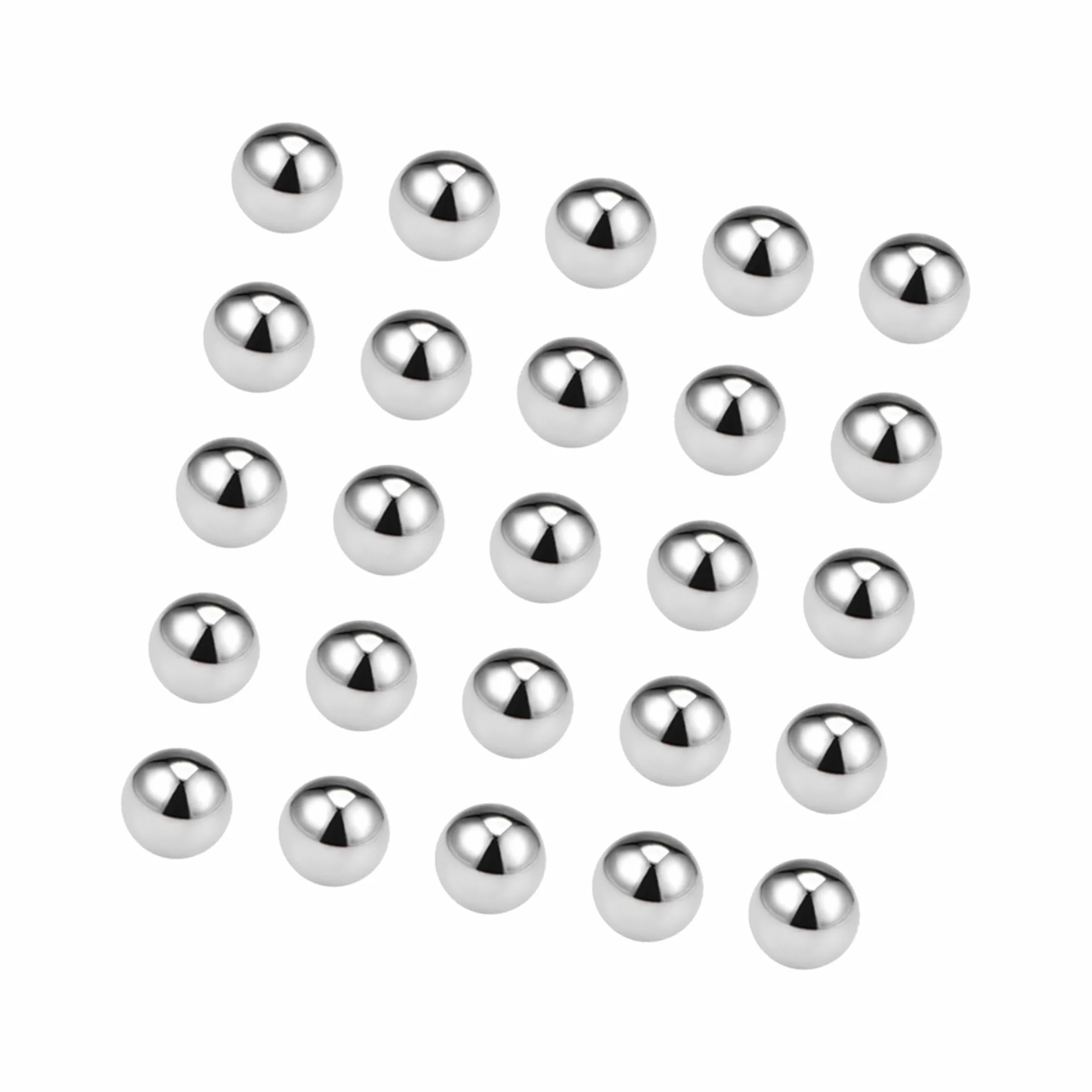Cuscinetto Solido Sfere Acciaio al Cromo GCr15 G10 5mm 25pz