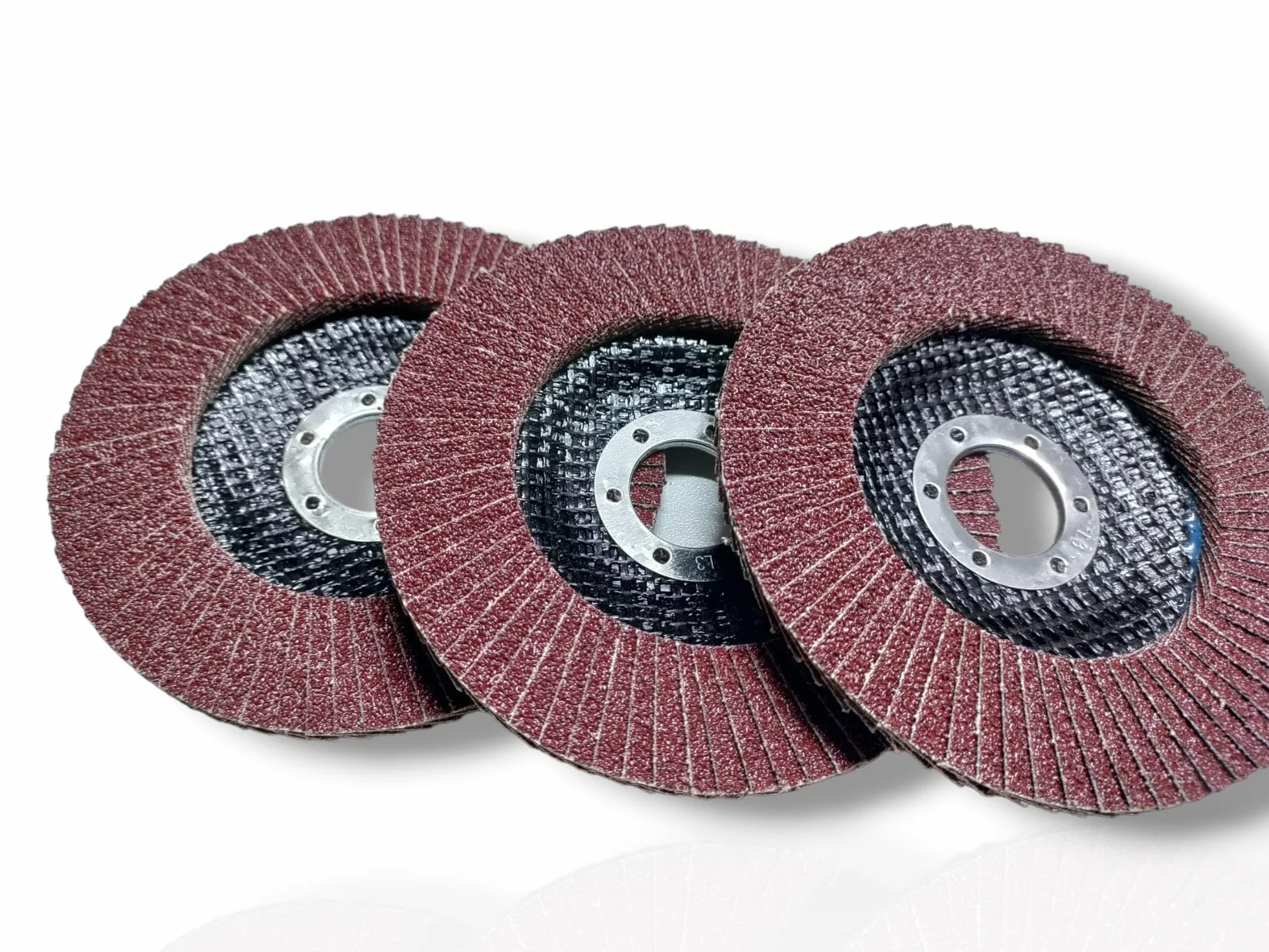 Terryshop74® 3 Dischi Abrasivi Lamellari Grana P100 Ø115 mm per Smerigliatrice Angolare – Disco 115x22 mm per Ferro, Legno e Marmo