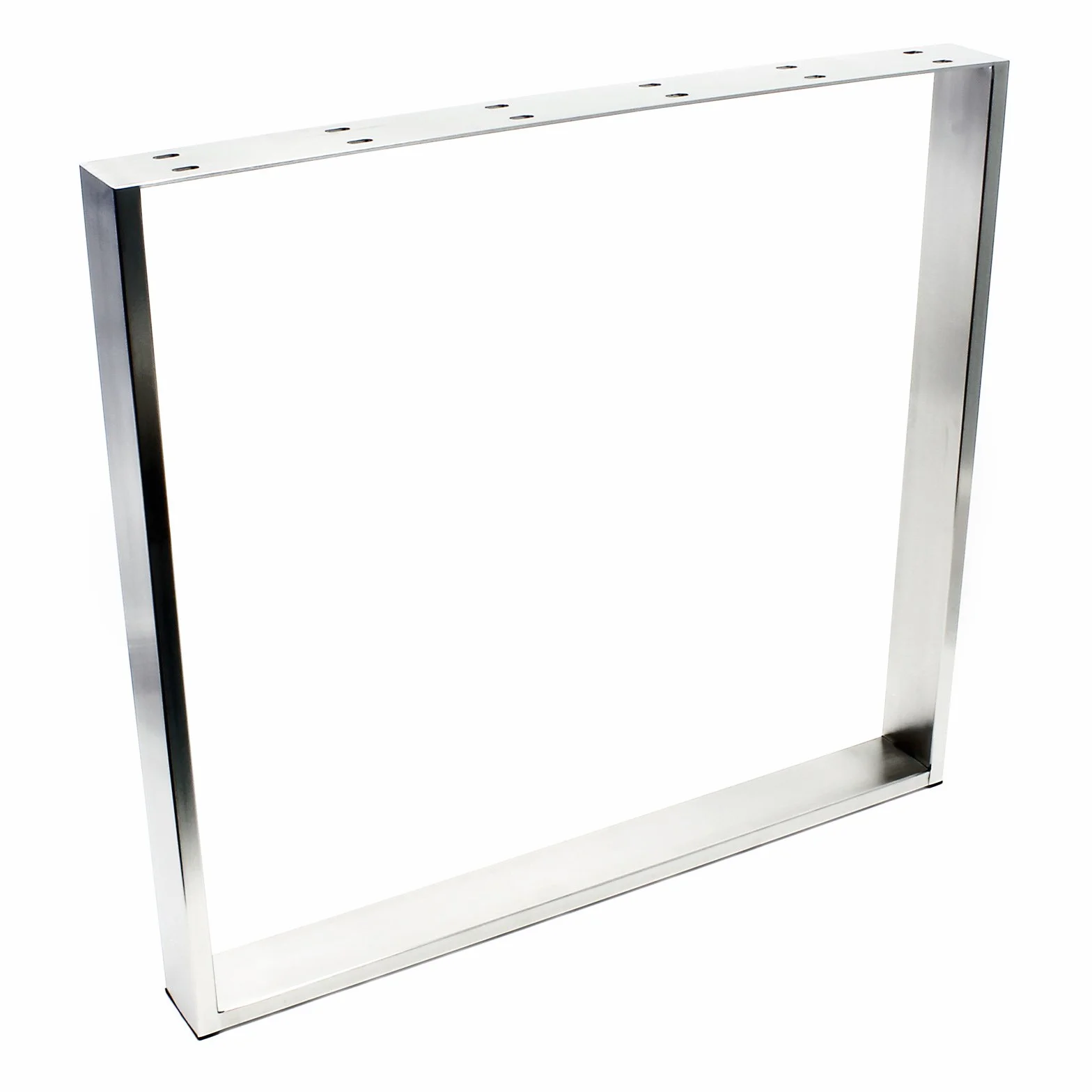 Wiltec Telaio da tavolo 80x73cm in acciaio inox Struttura base per tavolo
