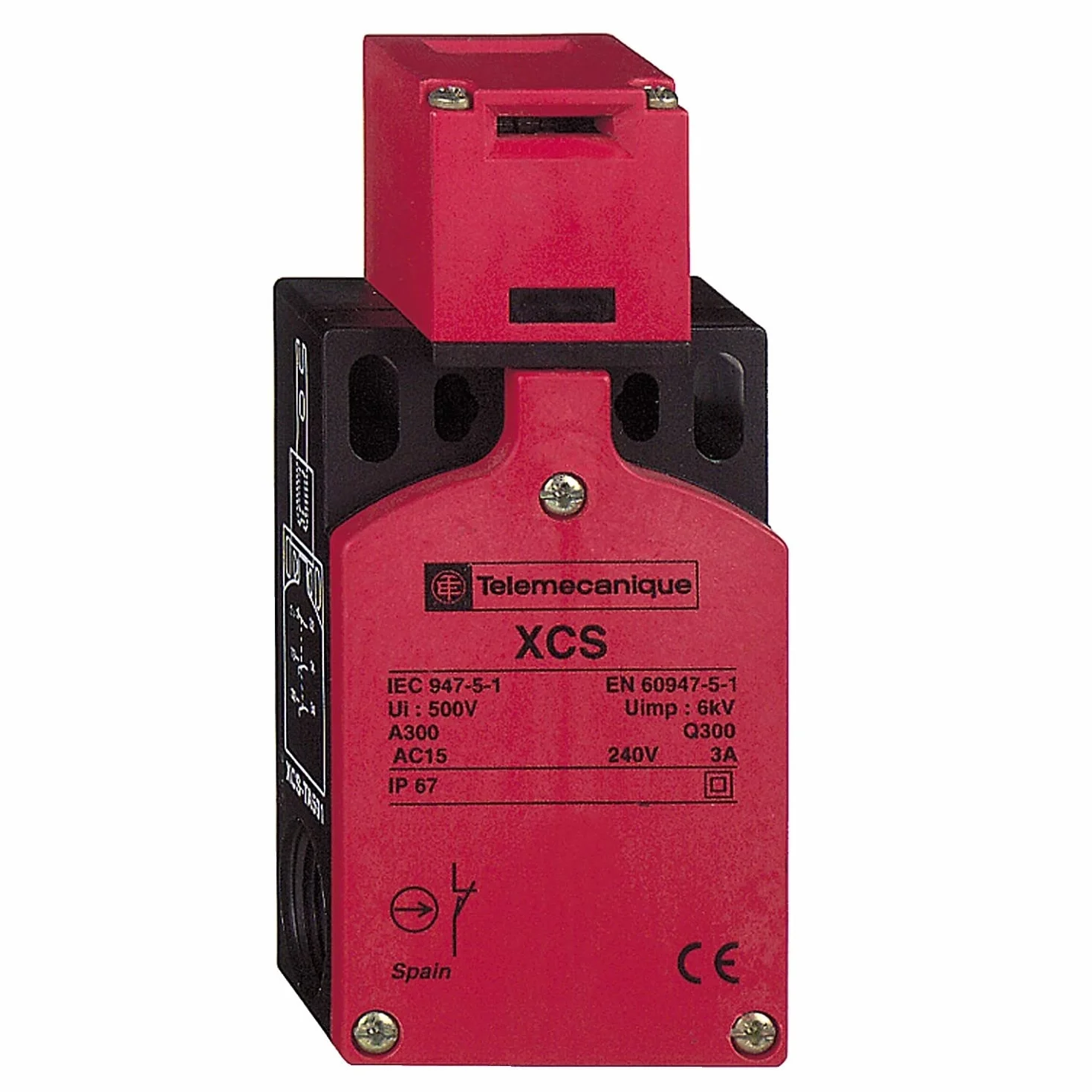 Schneider Electric XCSTA791 limite interruttore di sicurezza, interruttore di sicurezza in plastica Xcsta – 2 NC + 1 no- Slow break- 2 voci tapped PG 11, part number
