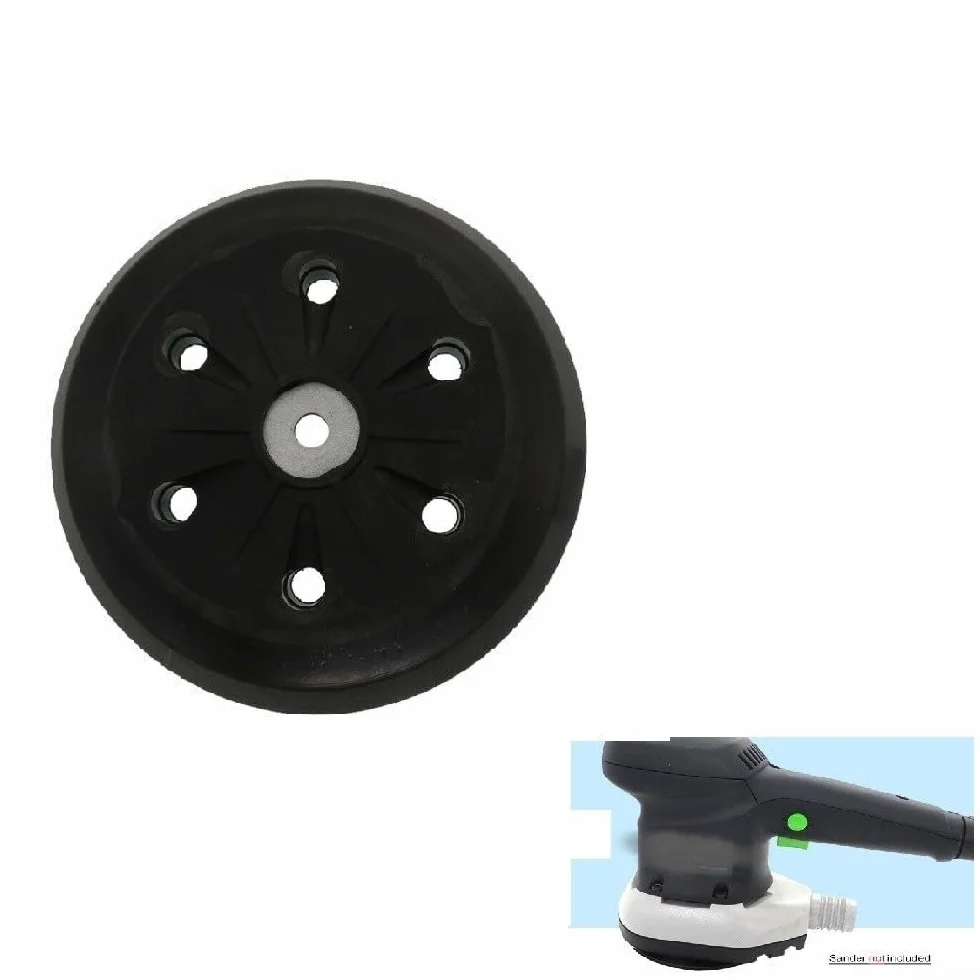 Disco abrasivo da 15,2 cm in schiuma, cuscinetto di interfaccia per levigatrice orbitale, 6 fori, estrazione della polvere migliorata, ammortizzazione medio-dura, compatibile con SX E 425 XL SX E 450
