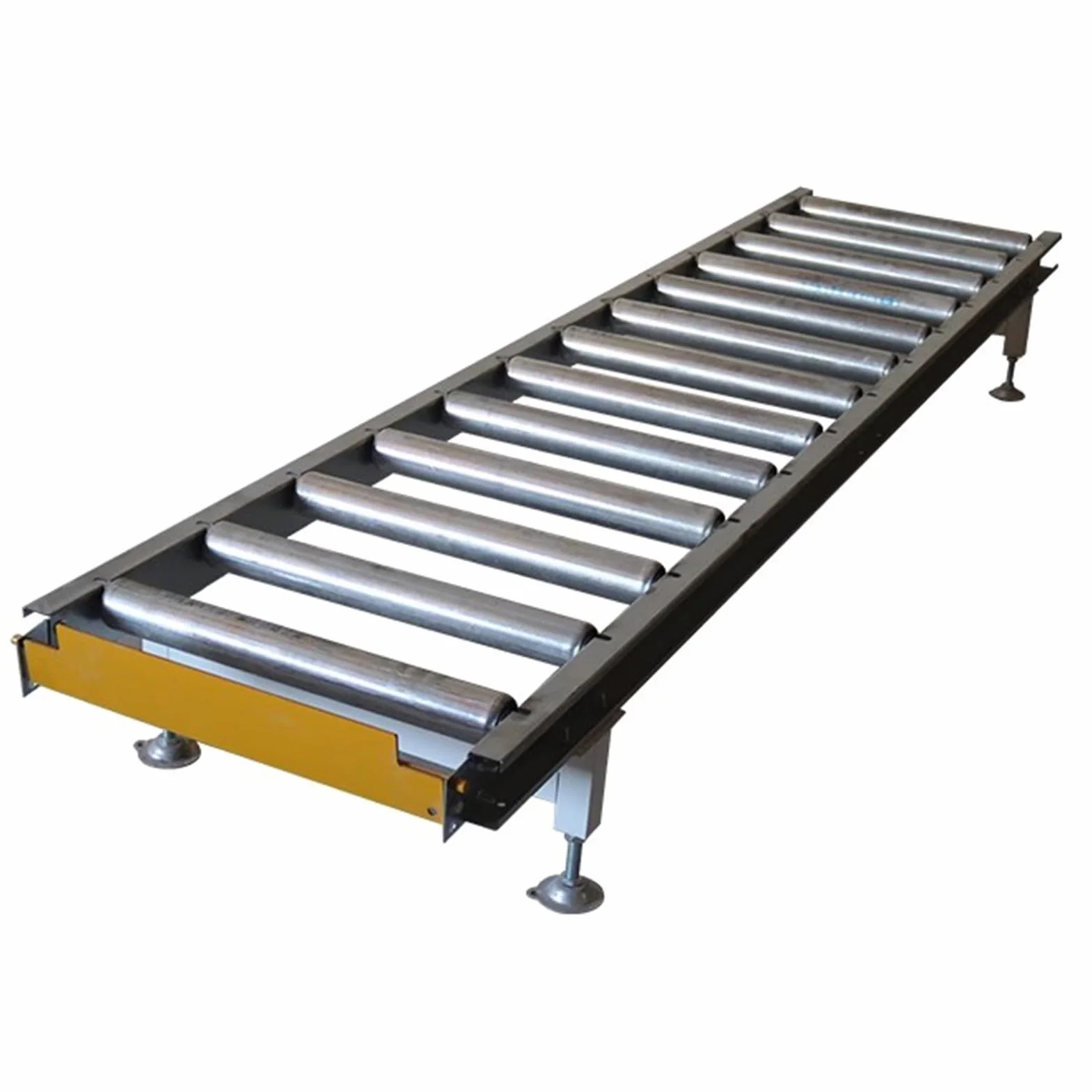 Leggero Rullo Trasportatore, Industriale Trasportatore Acciaio Zincato Rullo, Applicabile Non Alimentato Rullo Trasportatore Diapositive, Magazzini Fabbriche Scivolo(100x60x30cm)