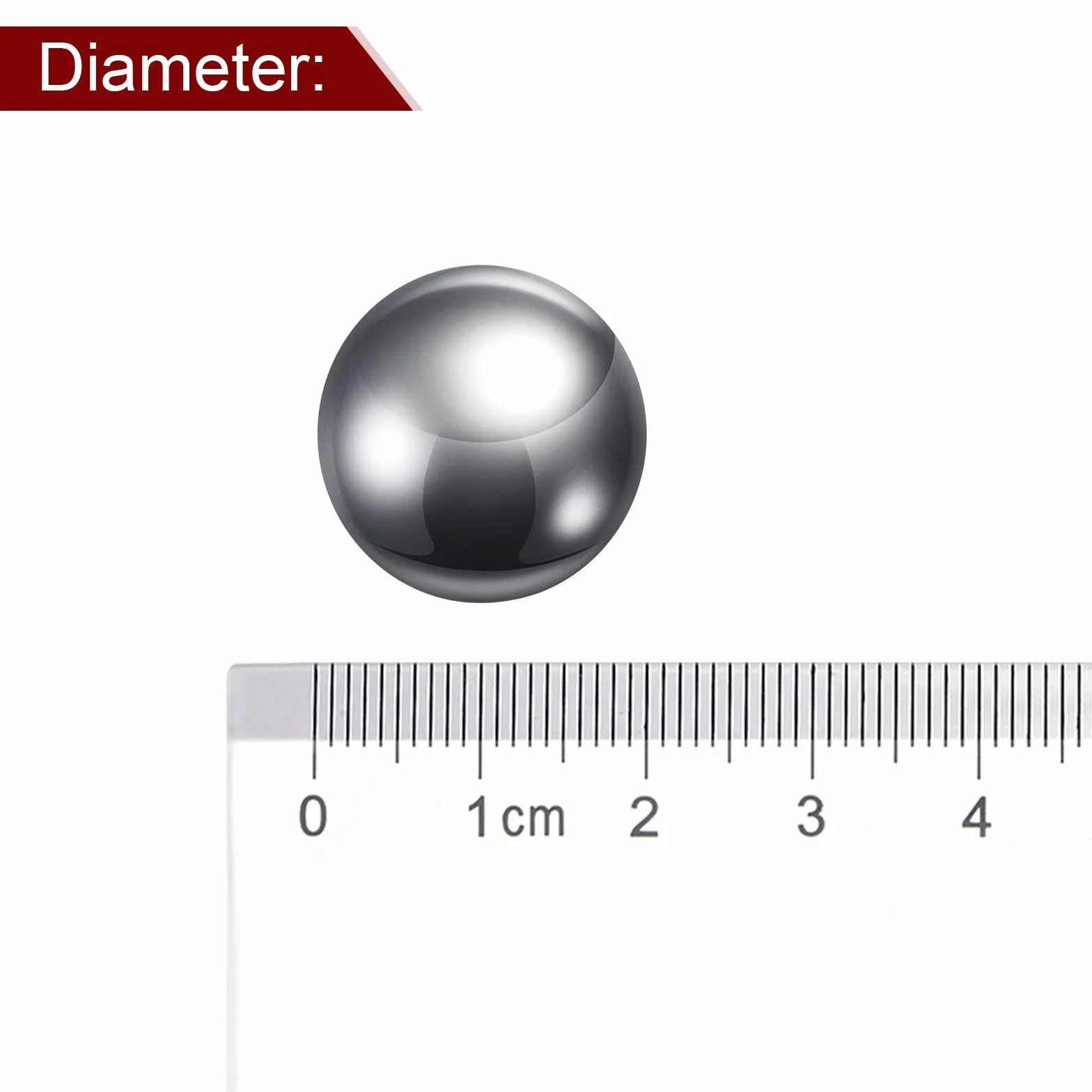 Cuscinetto a Sfera Precisione 20mm 304 Acciaio Inossidabile Sfere Lucidi QUARKZMAN 4pz