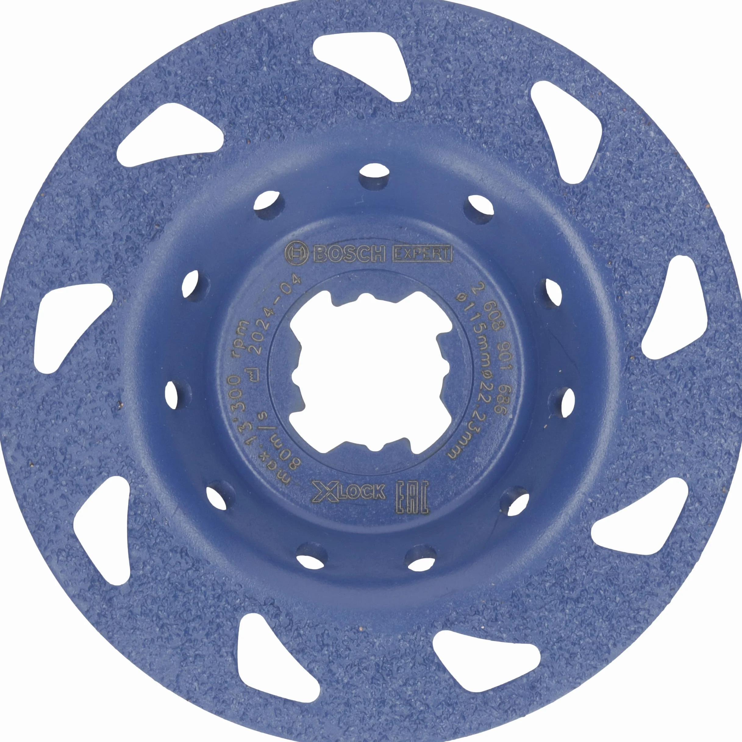 Bosch 1x Mola a tazza Carbide EXPERT Multi Material, a grana fine (per Vernice su legno, Legno duro, Ø 115 mm, fine, Professional Accessorio Smerigliatrice angolare piccola)