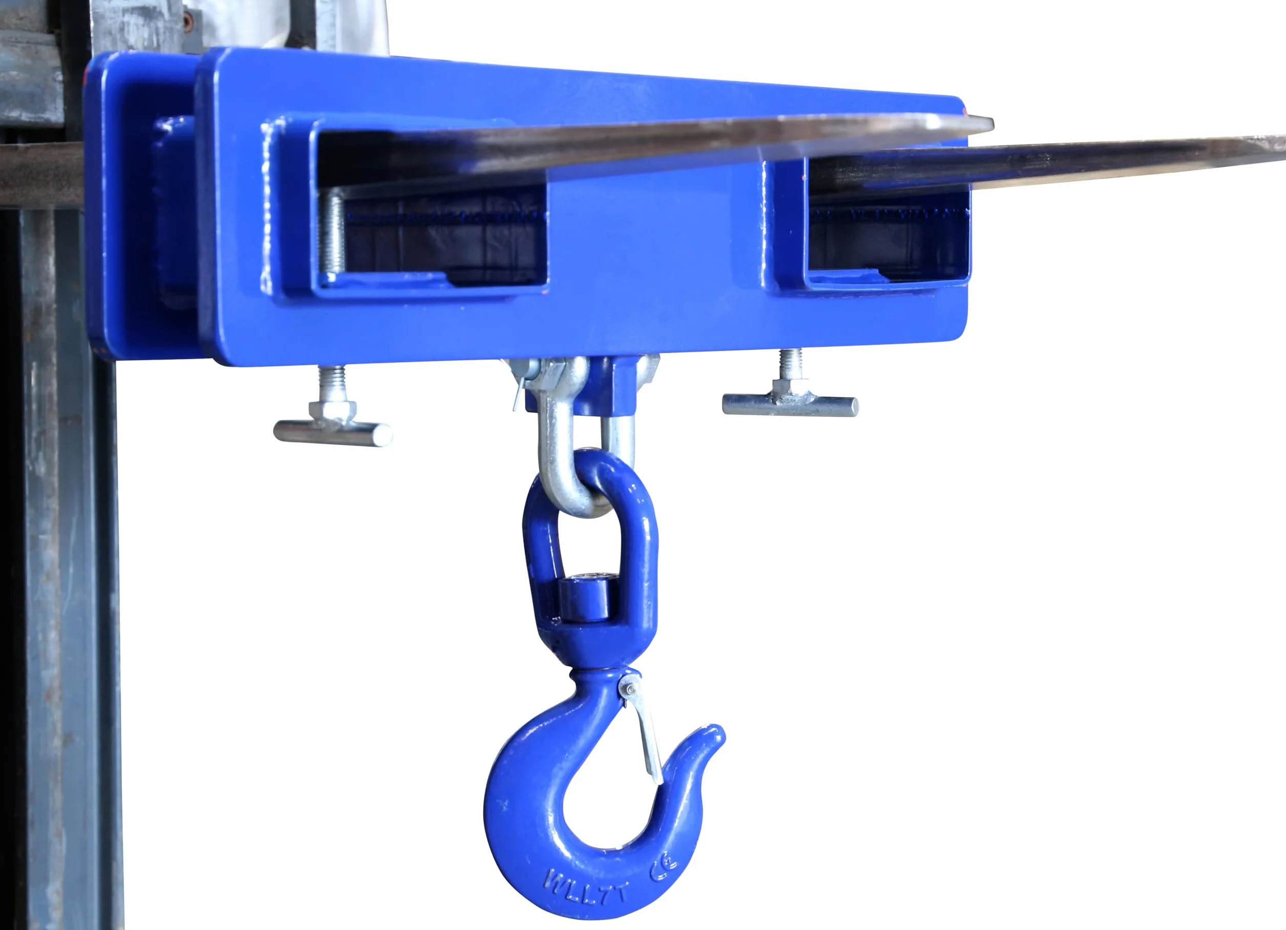 Gancio di carico per carrello elevatore a forca | capacità di carico 2500 kg / 1t | Dimensioni (LxWxH): 445x120x130