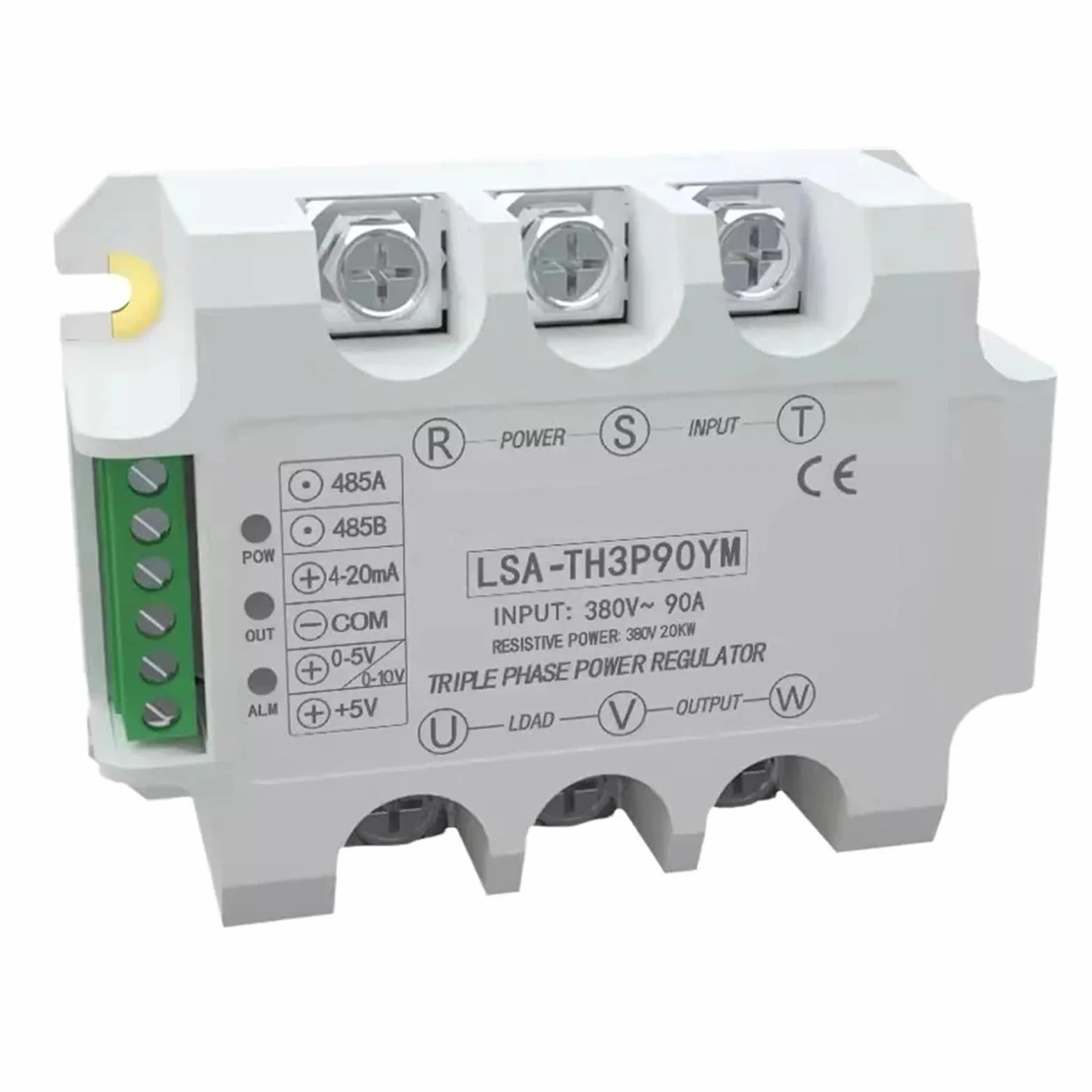 Modulo di Regolazione della Tensione CA trifase RS485 Modbus-RTU regolatore di Potenza a tiristori 90A