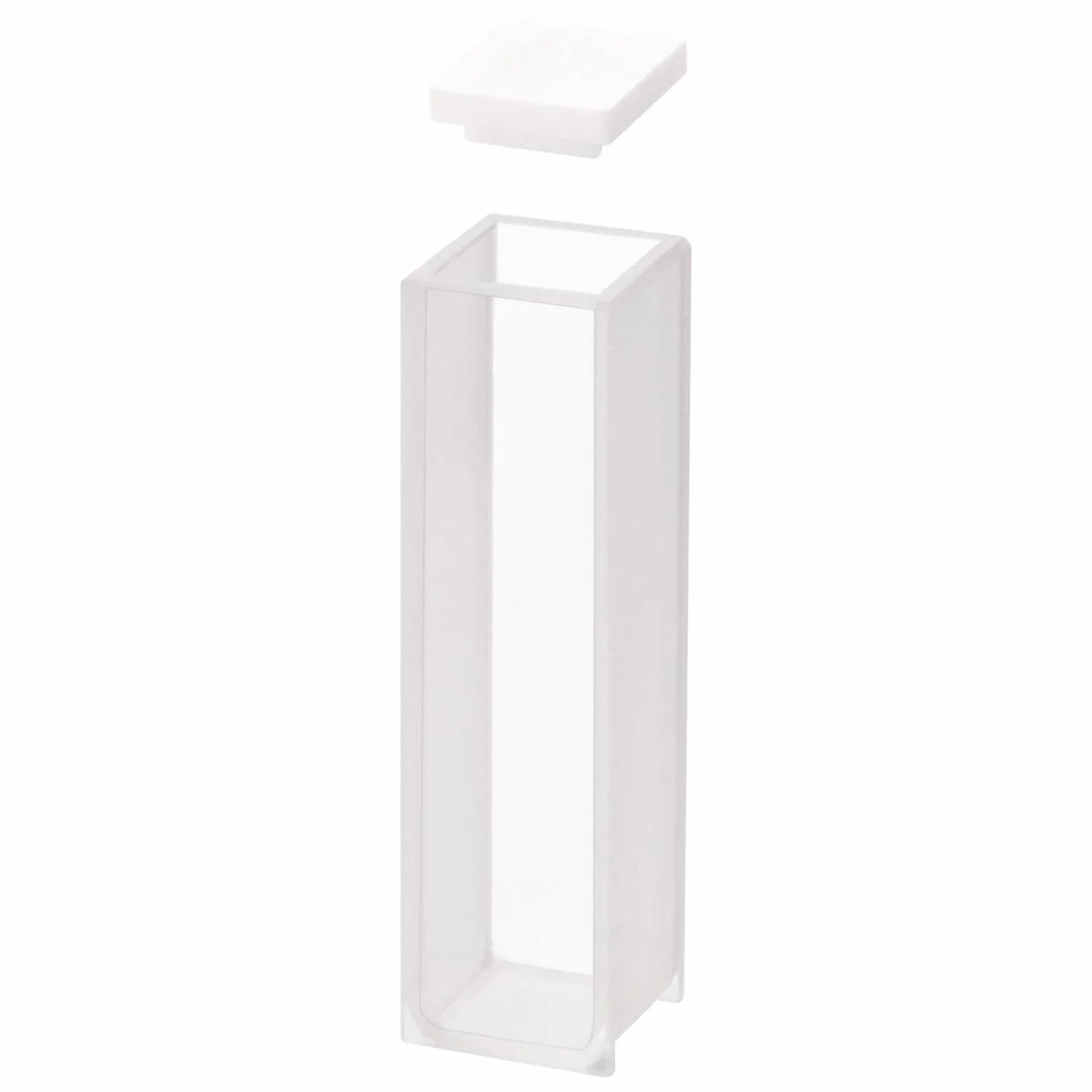 Cuvette al quarzo per spettrofotometro 10 mm 45 mm 3,5 ml confezione da 2