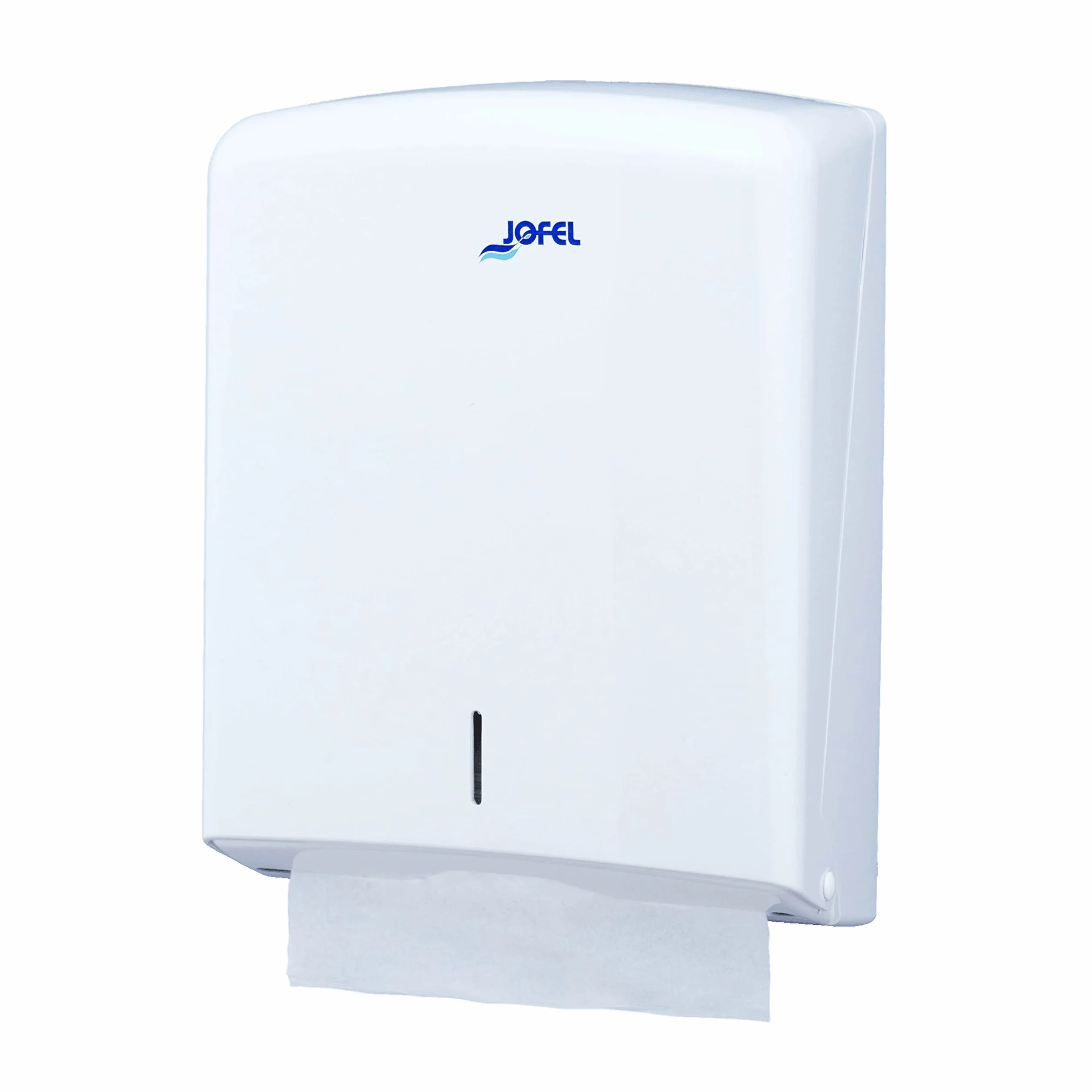 Jofel Azure AH33000 Distributore di Asciugamani a Parete 600 Asciugamani Zig Zag Resistente Alloggiamento in ABS