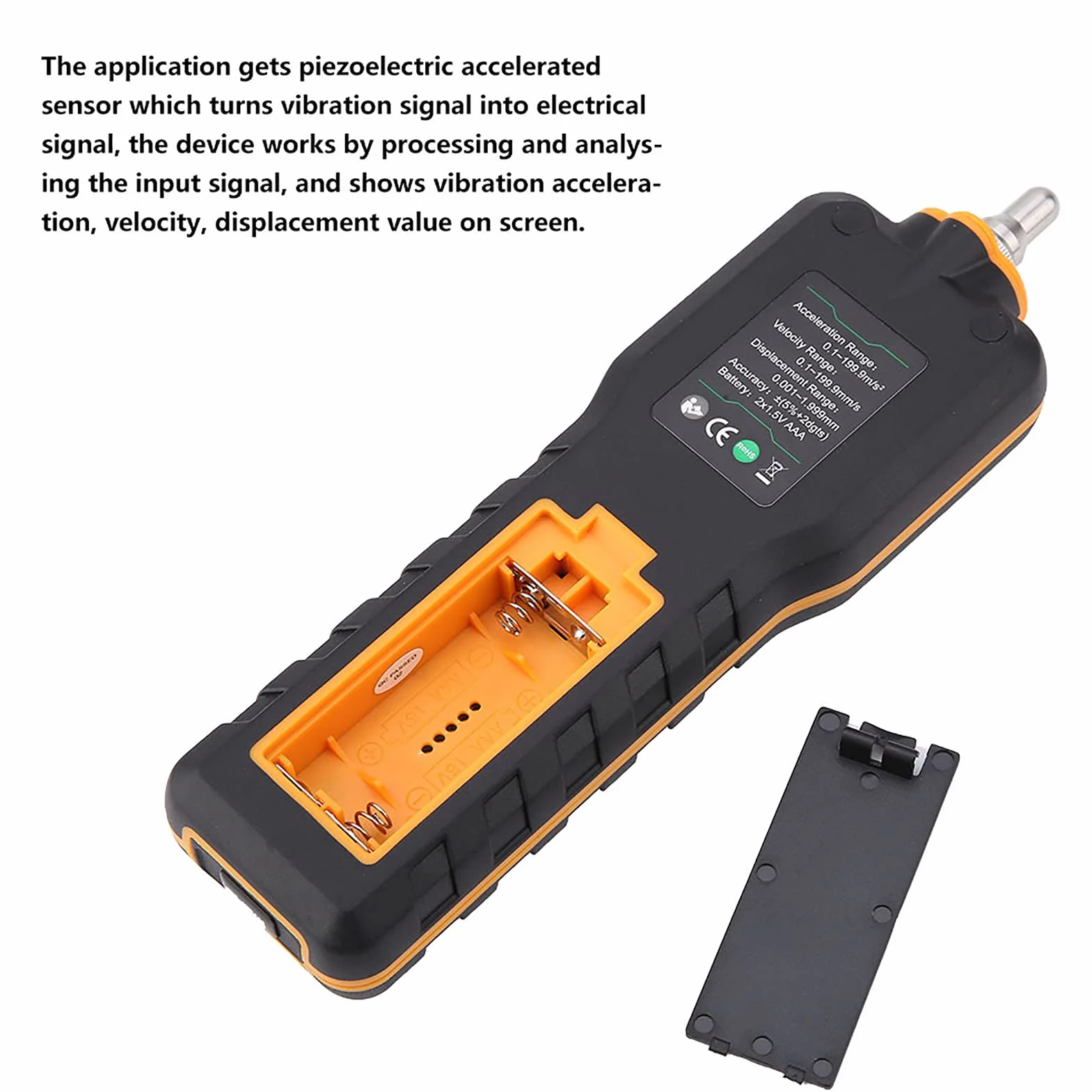 SW-65A Misuratore di Vibrazioni Digitale Portatile Tester Dispositivo di Monitoraggio per Macchine di Misura Misuratore di Vibrazioni PortatileSW-65A di PortatileMisuratore di