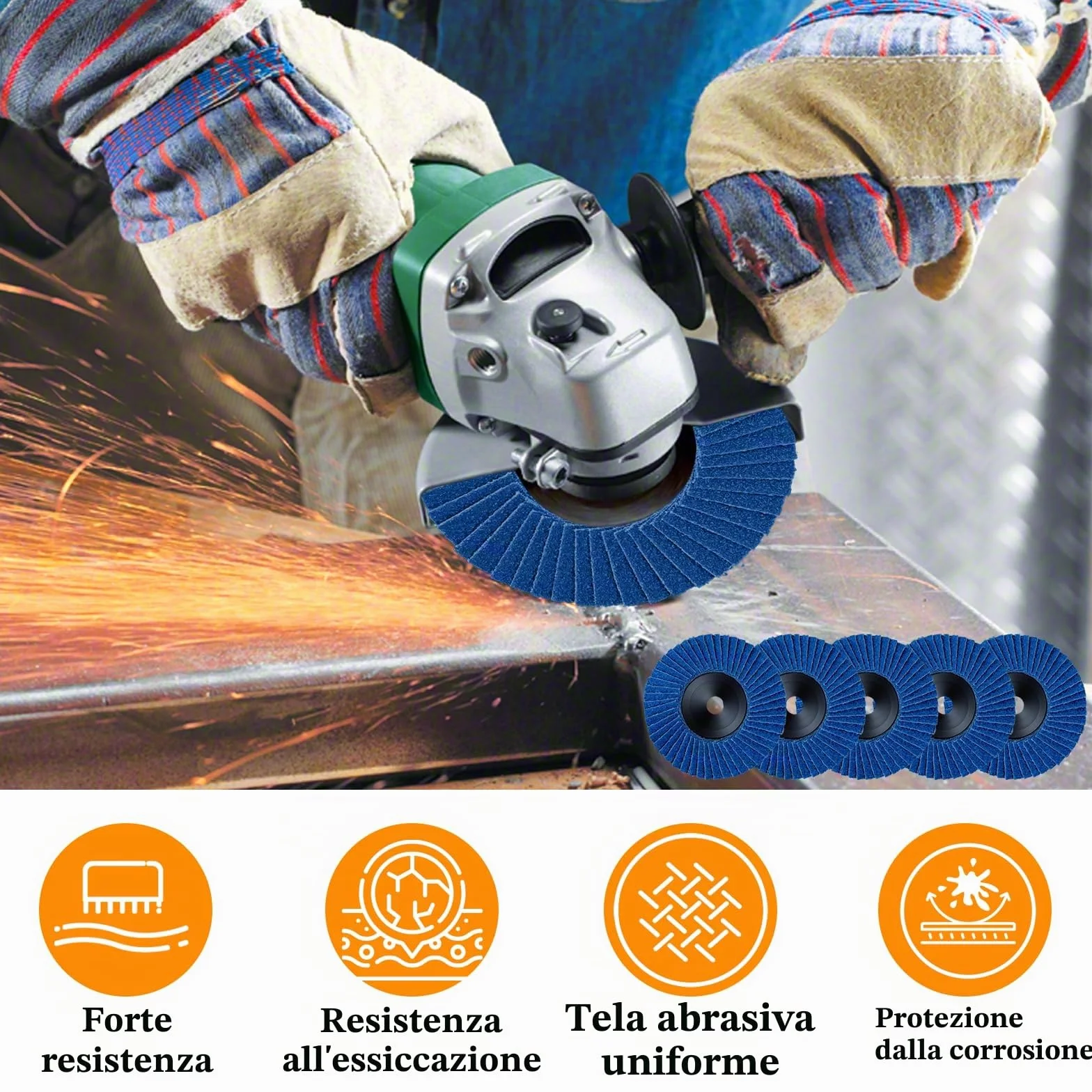 Set di dischi da taglio da 75 mm per smerigliatrice angolare, composto da 23 accessori con dischi da taglio HSS e dischi da taglio in carburo per taglio, lucidatura e smerigliatura del metallo