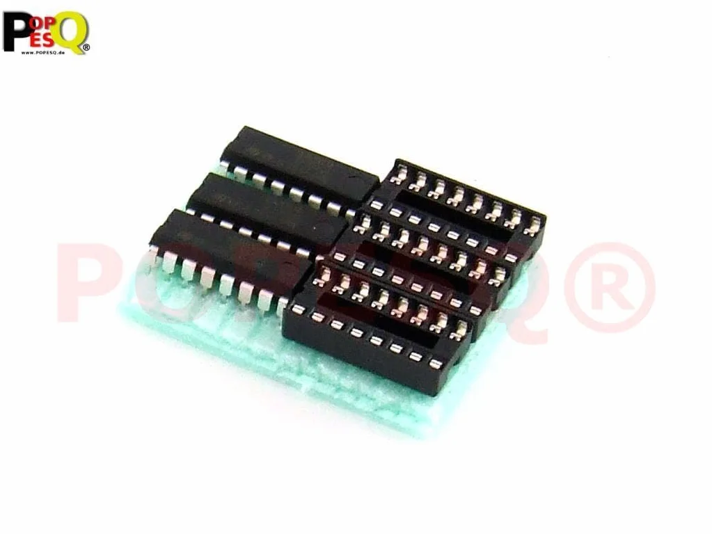 POPESQ® 3 pz. x ULN2003 Array di transistor NPN Darlington con Zoccolo #A24