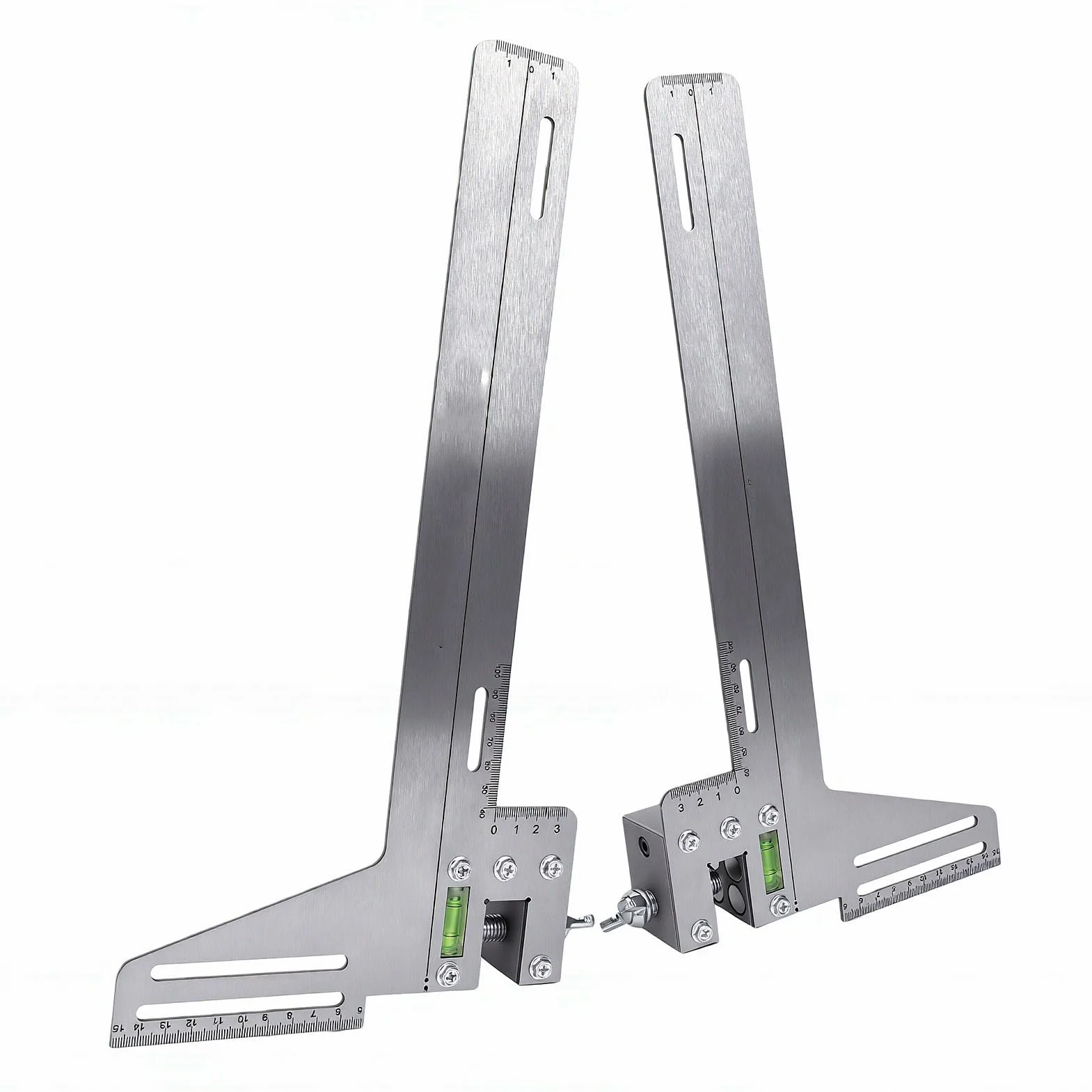 Righello per Posizionamento Elevatore, Calibro Guida 400 mm in Acciaio Inossidabile, Strumento di Misurazione Preciso per Manutenzione Ascensori e Dimostrazioni Scolastiche