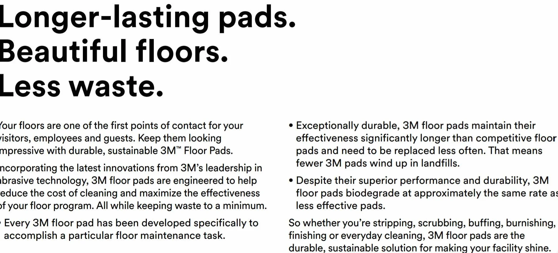 3M produttivismo Pad 7300, floor Care Pad, macchina use (Case Of 5), 21 pollici, nero, 5