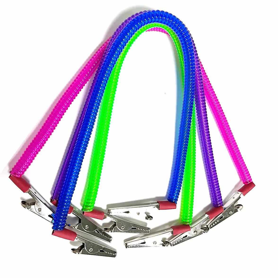 Catene da collo con clip in metallo per dentisti portatovaglioli multicolore protezione abbigliamento adulti bambini