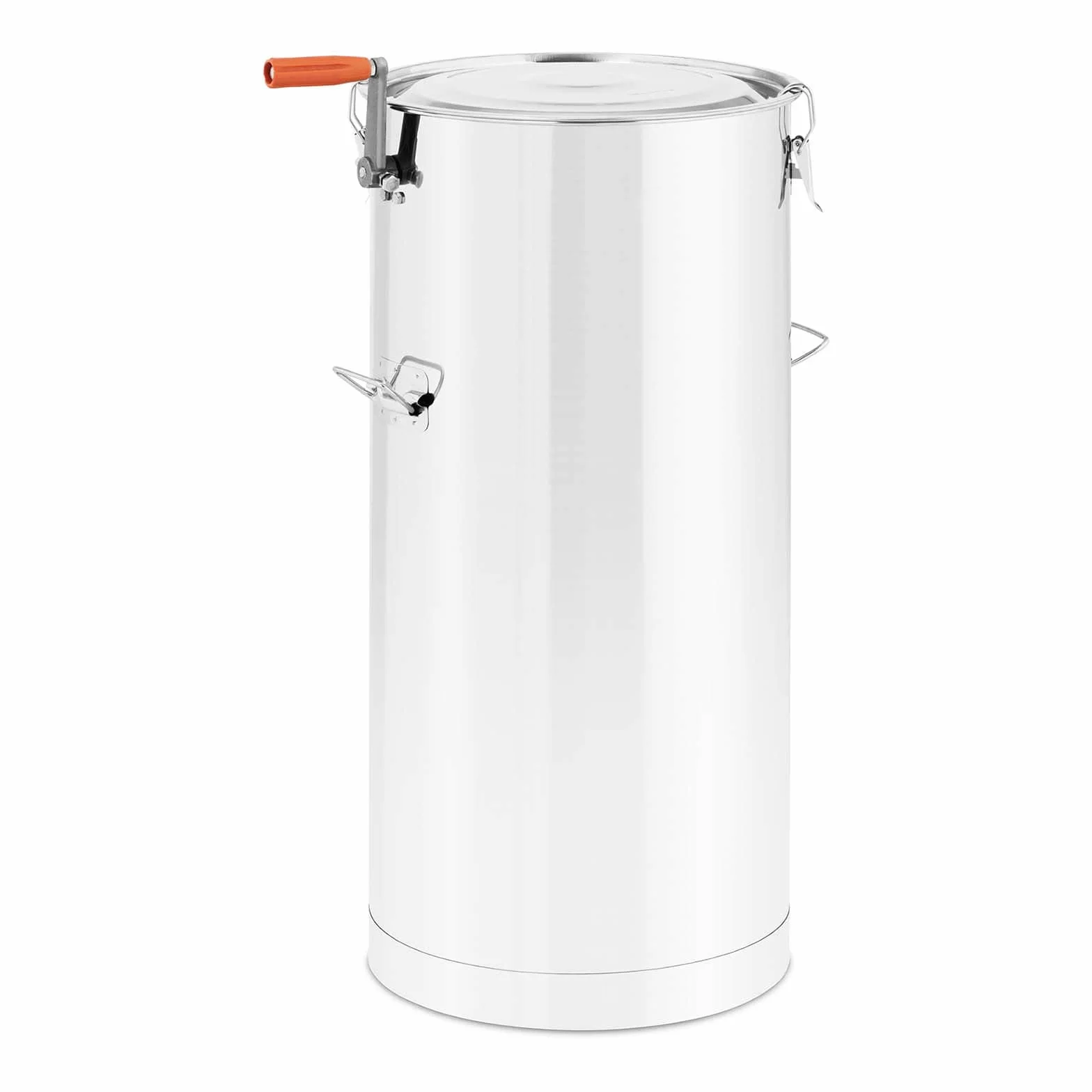 Smielatore Manuale Tangenziale Estrattore Per Miele Inox Professionale WIHE-02201 (2 Favi, Acciaio Inox, Plastica, Tangenziale)