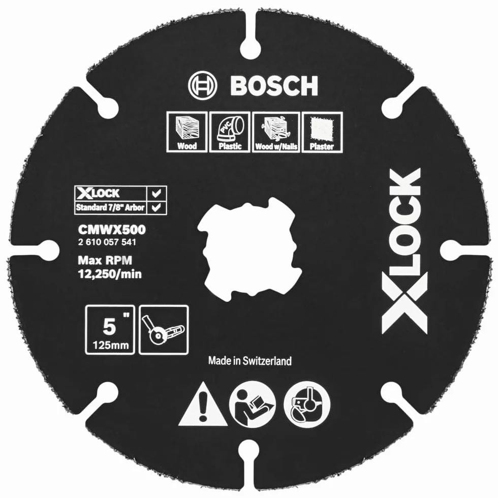 Bosch CMWX500 5" X-Lock ruota multipla in carburo