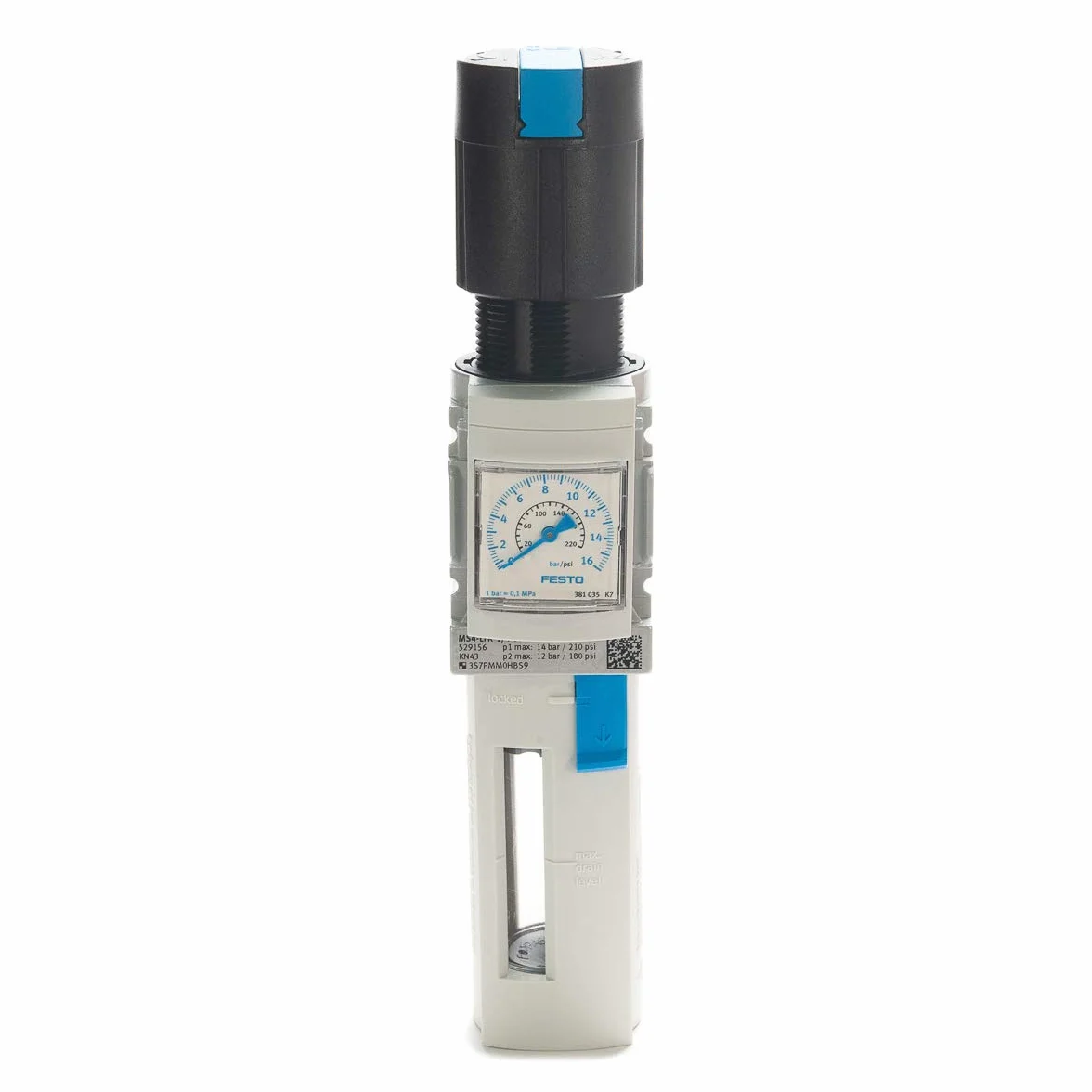 Festo 529156 ms4-lfr-1/4-d7-erm-as filtro regolatore unità