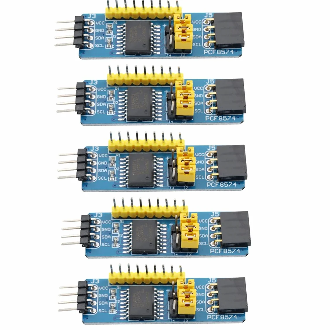 Modulo PCF8574 Scheda di Espansione I/O 3,3 V/5 V I2C Modulo di Sviluppo per la Valutazione del Bus per Arduino(Confezione da 5)
