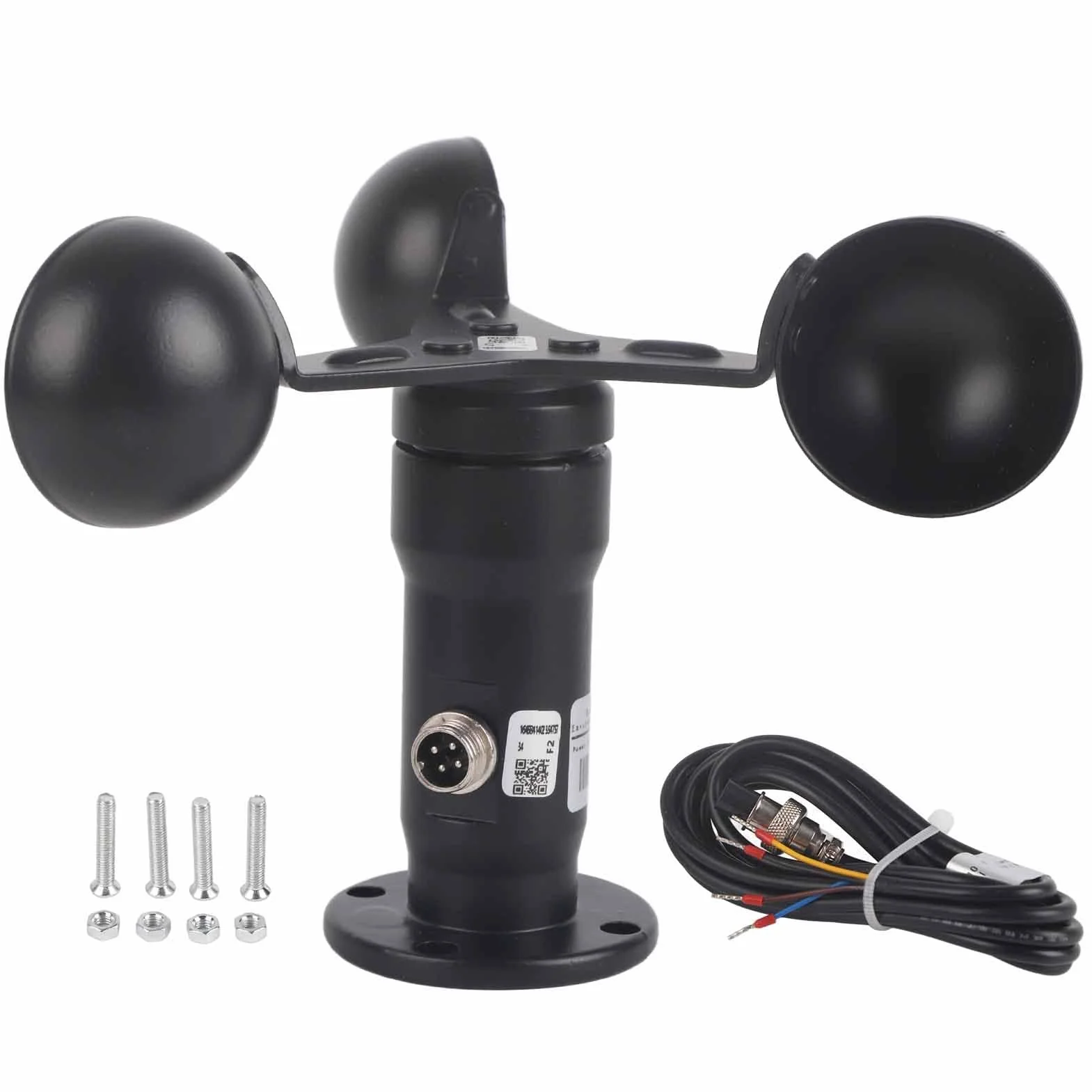 Sensore di velocità del Uscita segnale a impulsi 4-20 mA Sensore di velocità del in lega di alluminio Anemometro Rivelatore di velocità del