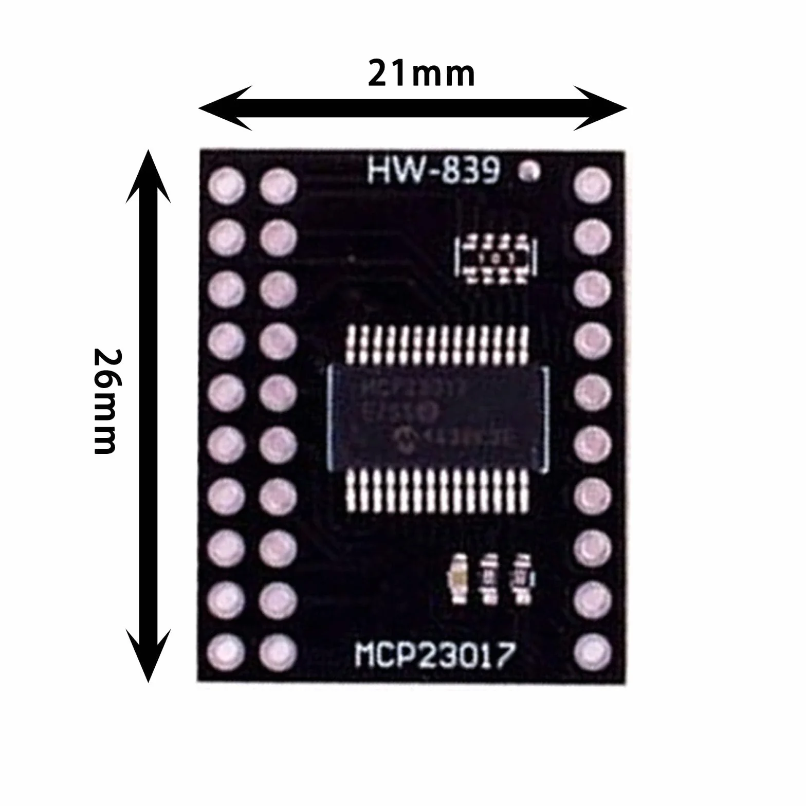 3 pezzi MCP23017 I2C CJMCU-2317 modulo Expander seriale 16 bit I/O, interfaccia I2C ad alta velocità compatibile per Arduino