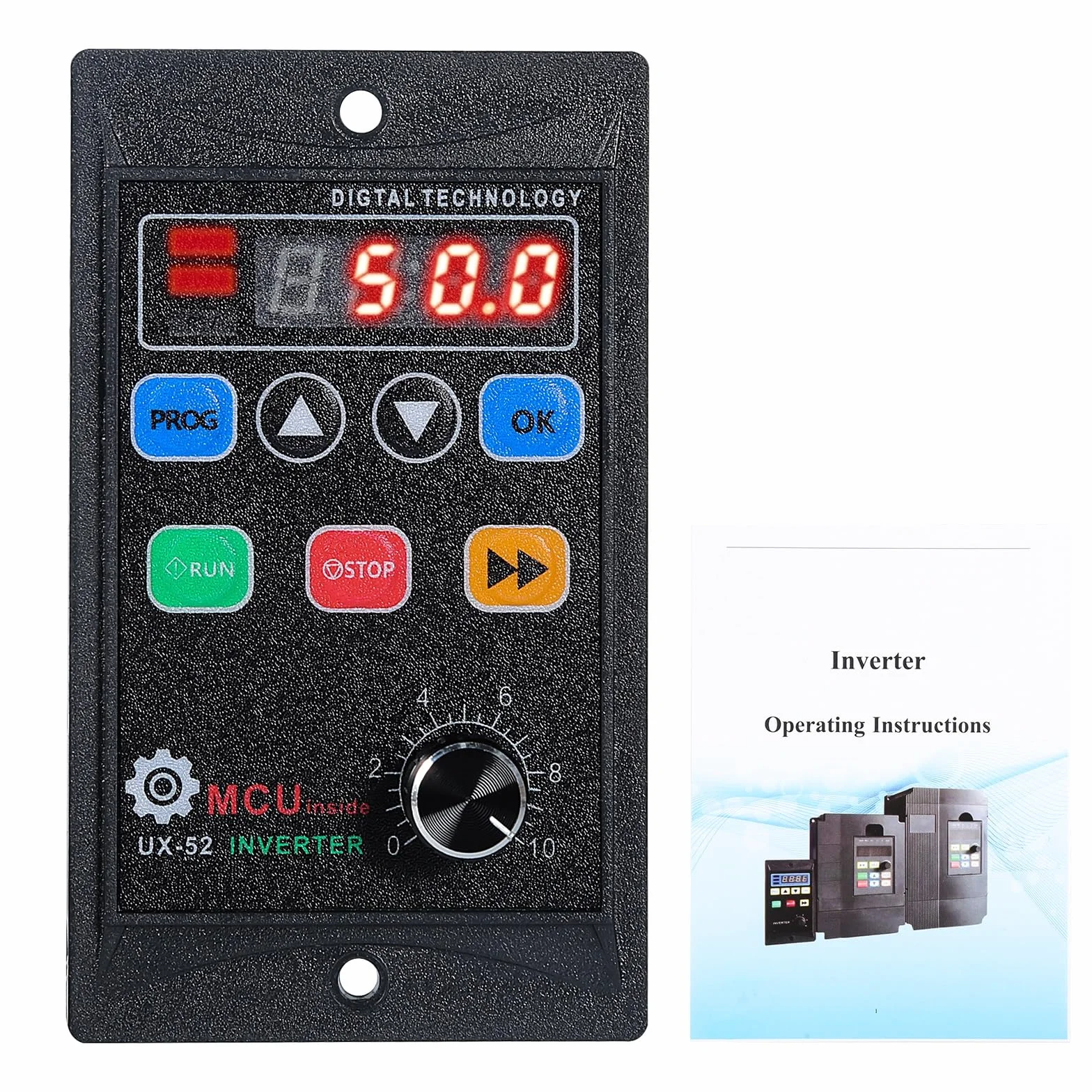 DEWIN Convertitore di Frequenza VFD,AC220V 1100W VFD Convertitore di Velocità Inverter per Motori Trifase Regolatore velocità del Motore Ingresso Monofase Uscita Trifase Regolatore di Velocità 220V