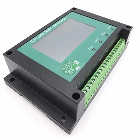 Misuratore contalitri con 4 allarmi programmabili e sensore per tubi da 1" DN25